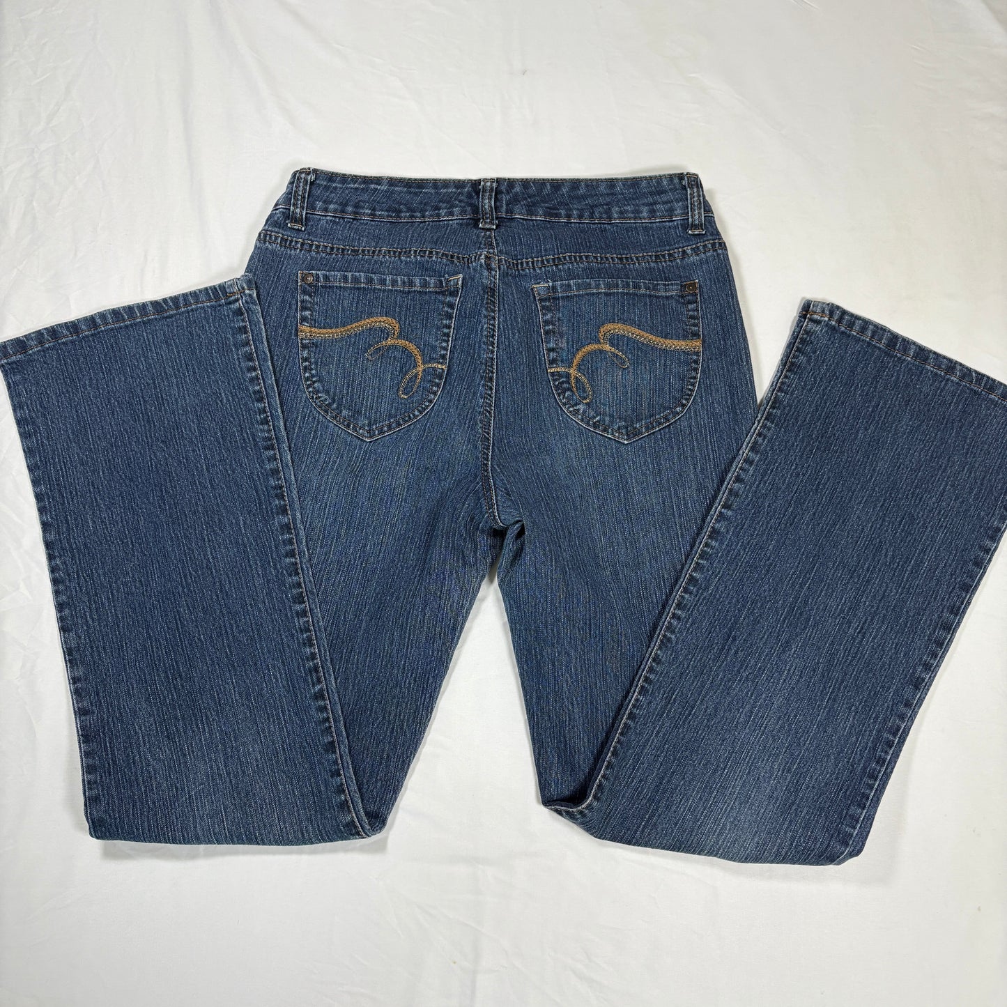 Nine West Jeans Women’s Size 10 Blue Denim Stretch Bootcut Baggy Y2K Vintage Style