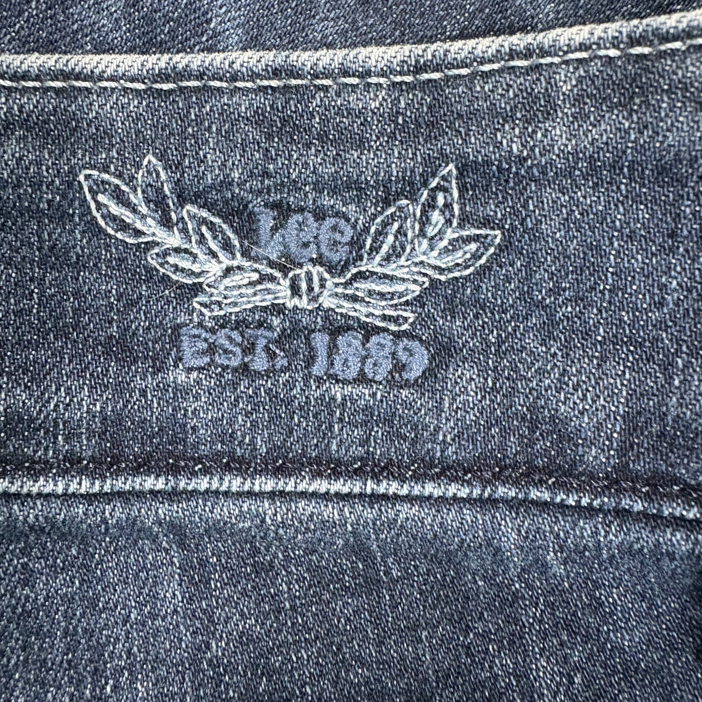 Lee Perfect Fit Bootcut Jeans Women’s Size 12 Short Blue Denim Stretch Baggy Y2K