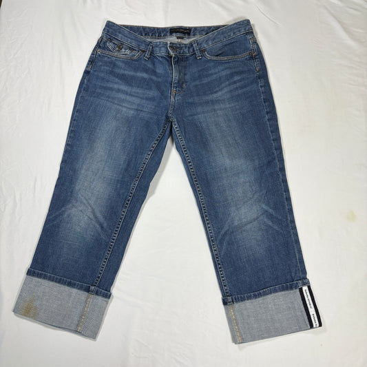 Banana Republic Women’s Jeans Size 10 / 30 Blue Denim Bootcut Baggy Y2K Distressed