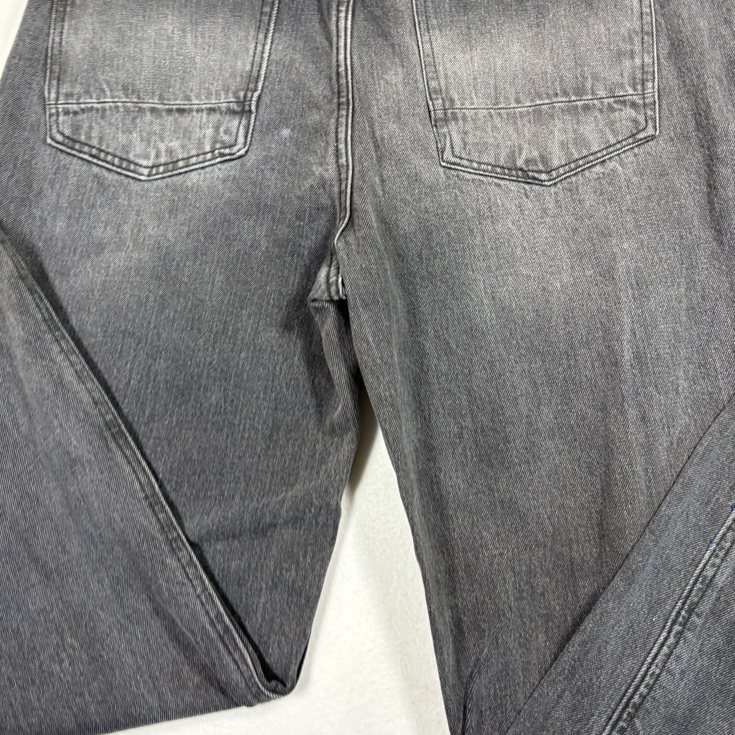 Arizona Jean Co Mens Baggy Jeans 40 Black Denim Y2K 90s Grunge Straight Fit