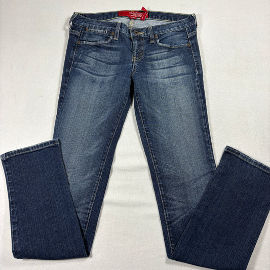 Guess Jeans Womens Size 28 Starlet Skinny Stretch Denim Blue Mid Rise
