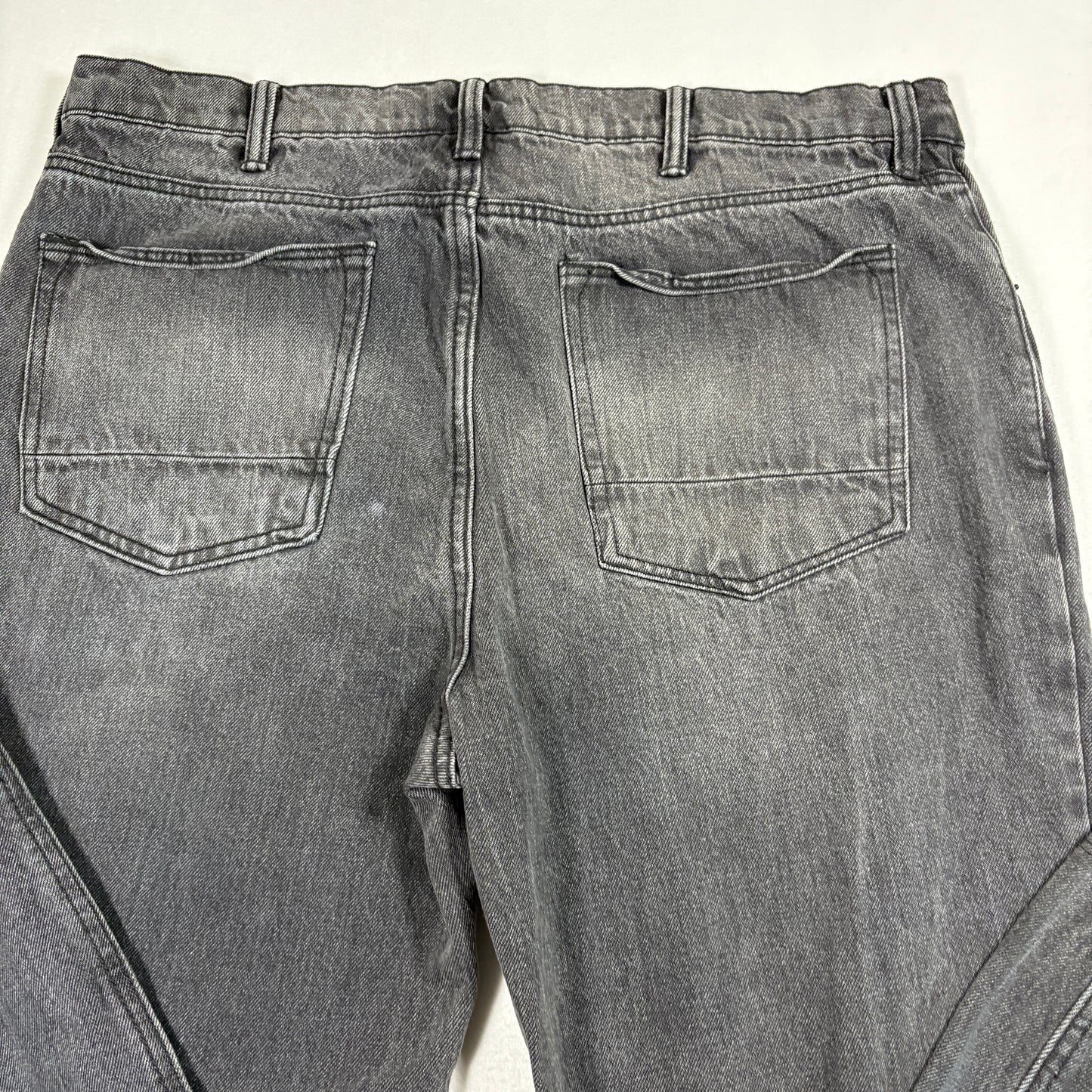 Arizona Jean Co Mens Baggy Jeans 40 Black Denim Y2K 90s Grunge Straight Fit