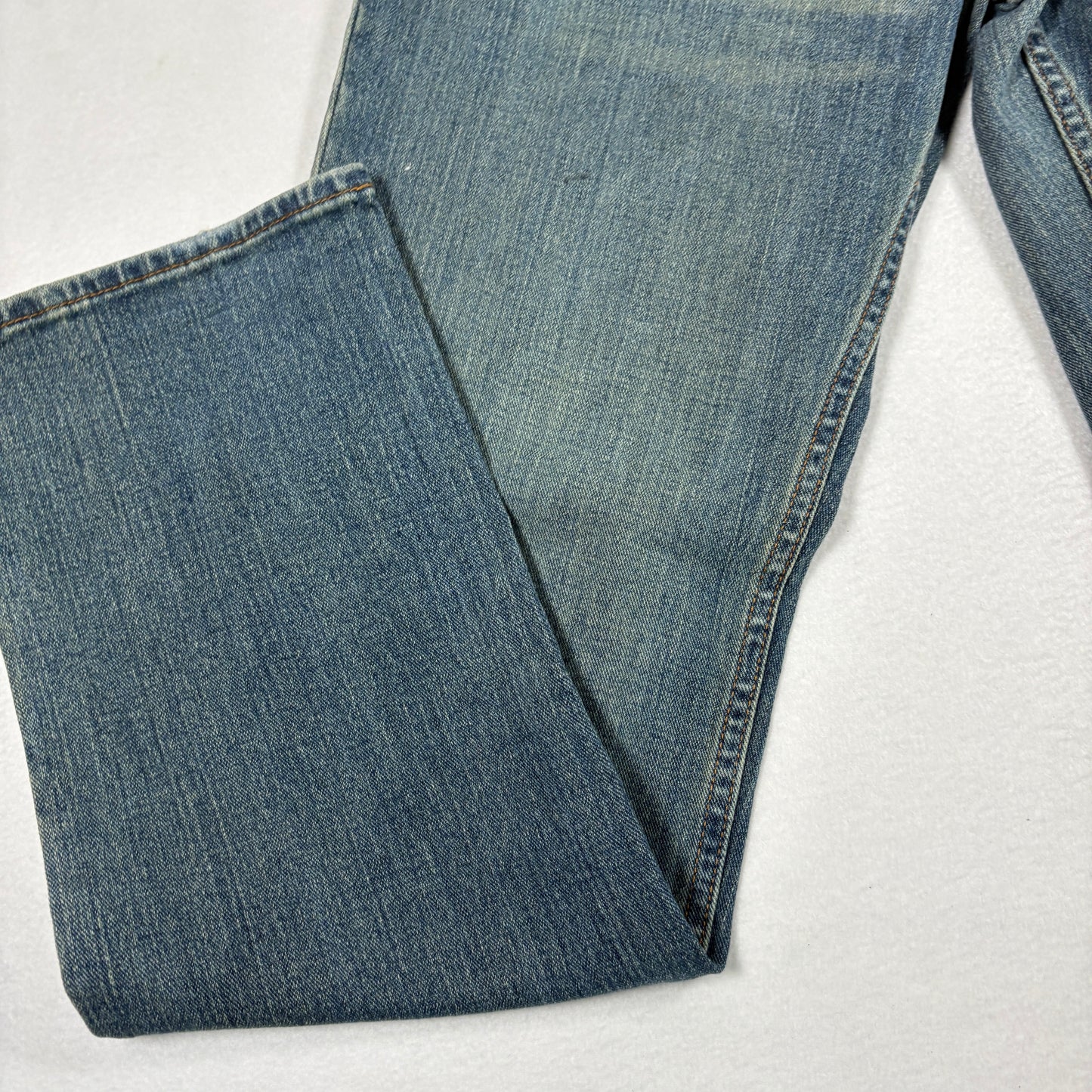 Arizona Jean Co Mens Slim Straight Jeans 33x32 Blue Denim Flex Stretch