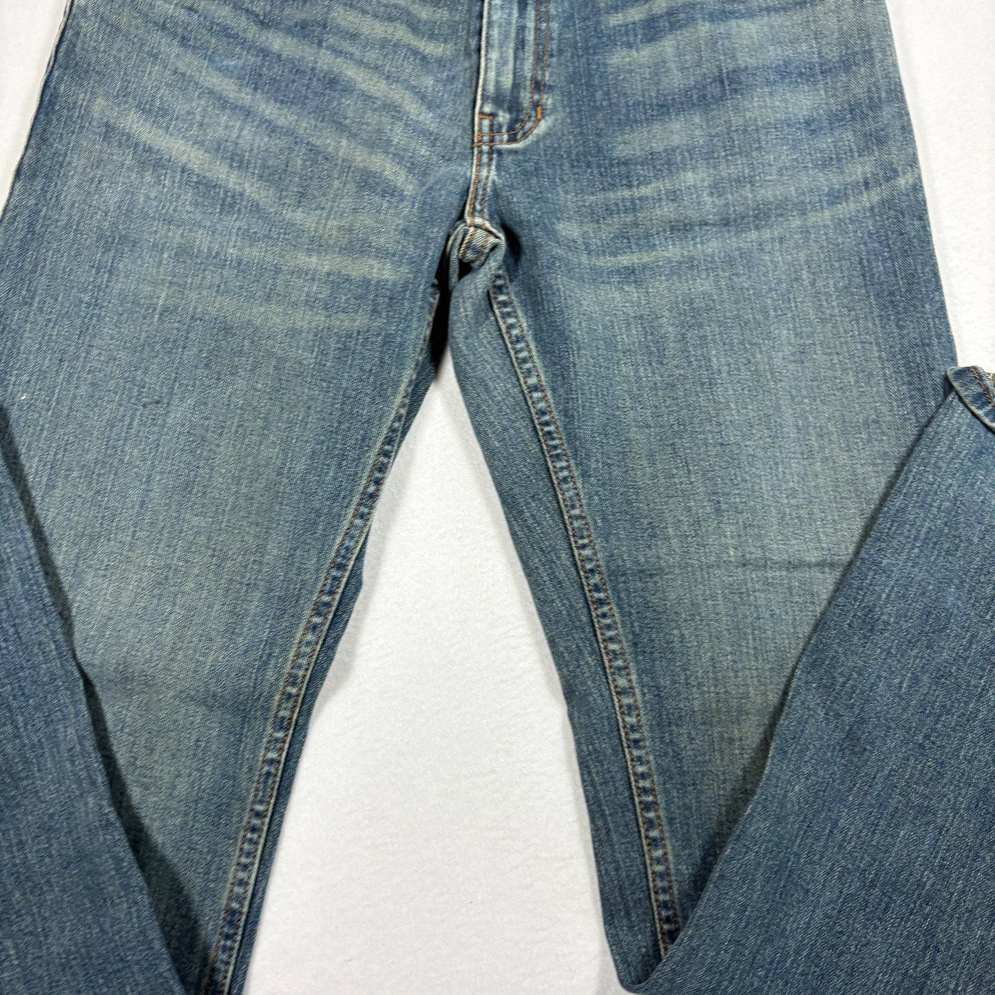 Arizona Jean Co Mens Slim Straight Jeans 33x32 Blue Denim Flex Stretch