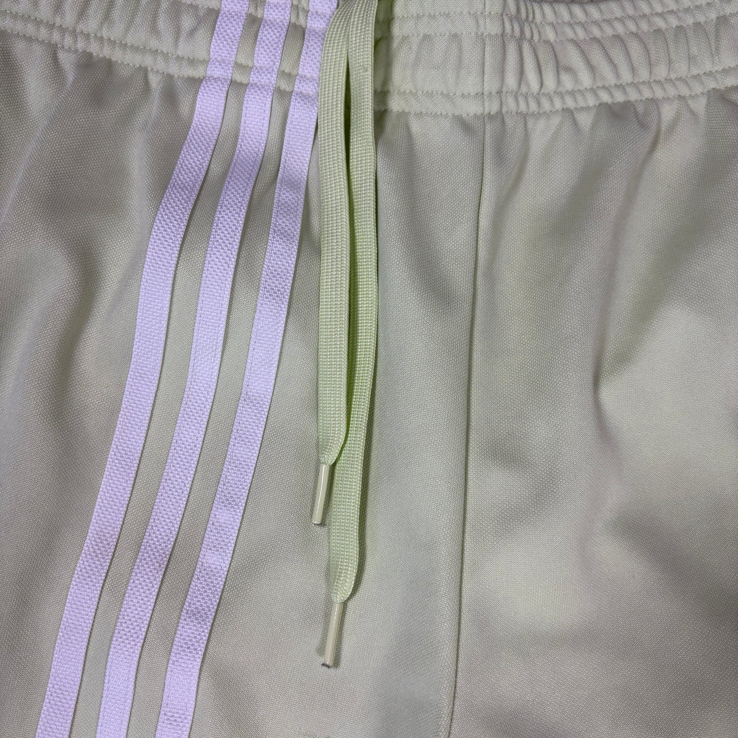 Adidas Men’s XL Track Pants Green 3-Stripes Joggers Athletic Tapered Zip Cuffs