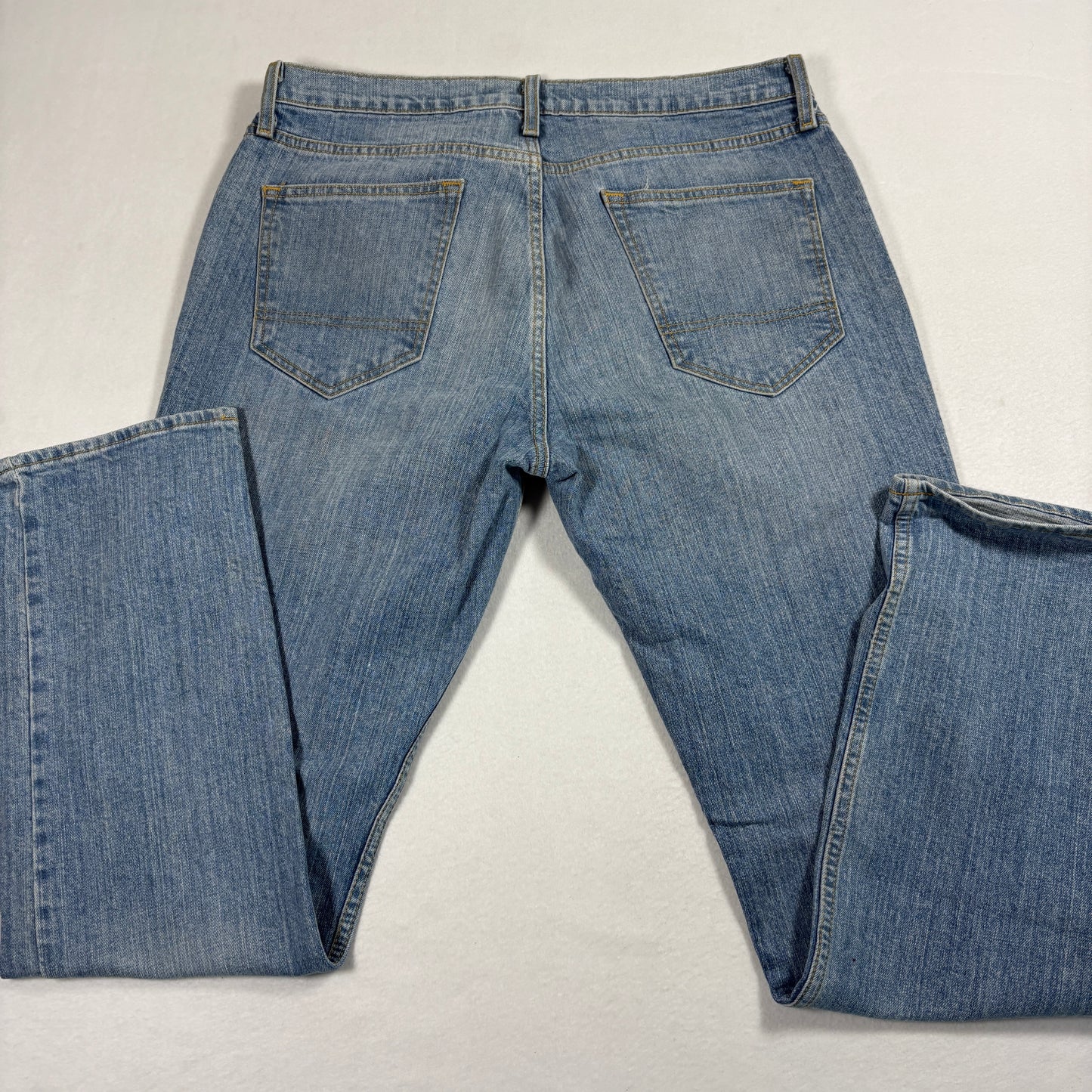 Arizona Mens Jeans 33x32 Light Wash Athletic Fit Flex Denim Y2K 90s Grunge