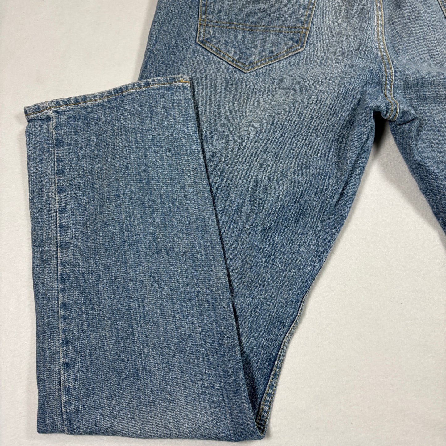 Arizona Mens Jeans 33x32 Light Wash Athletic Fit Flex Denim Y2K 90s Grunge