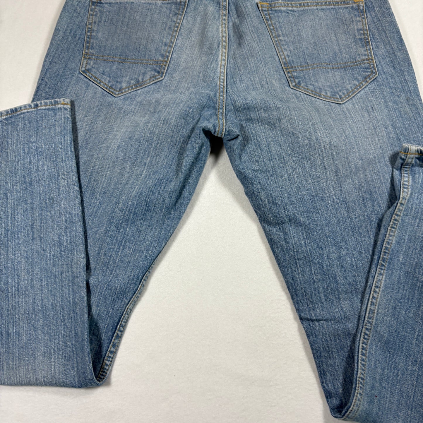 Arizona Mens Jeans 33x32 Light Wash Athletic Fit Flex Denim Y2K 90s Grunge