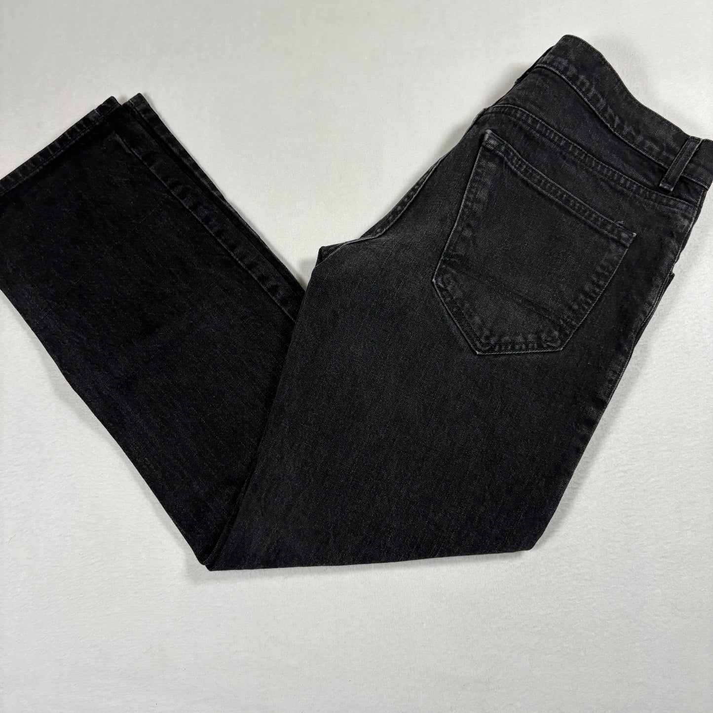 Arizona Mens Jeans 32x30 Black Slim Straight Flex Denim Y2K 90s Grunge