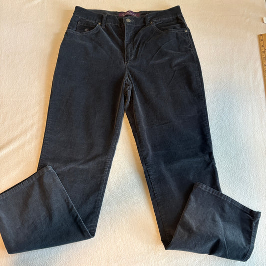 Gloria Vanderbilt Jeans Womens 12 Fits Like 32x30 Dark Wash Straight Stretch