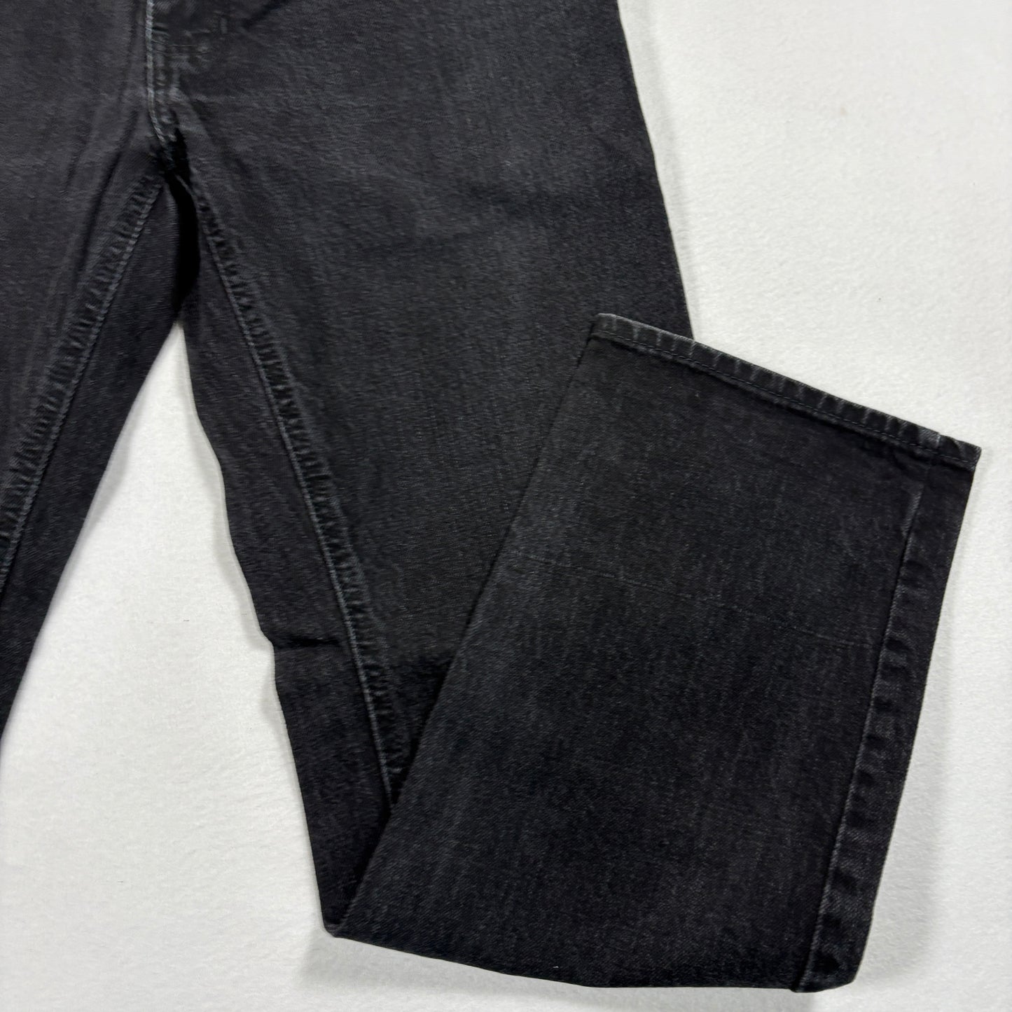 Arizona Mens Jeans 32x30 Black Slim Straight Flex Denim Y2K 90s Grunge