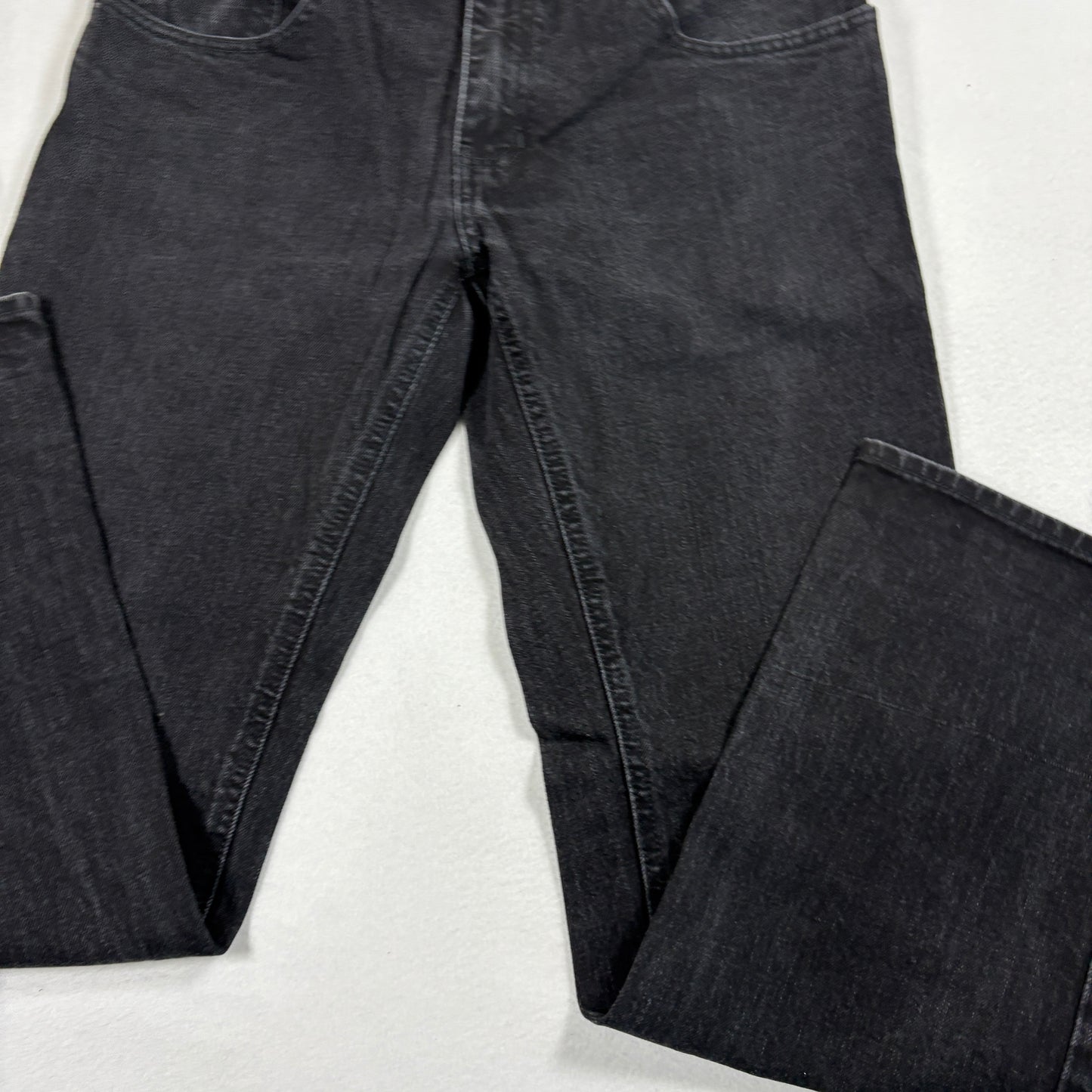 Arizona Mens Jeans 32x30 Black Slim Straight Flex Denim Y2K 90s Grunge