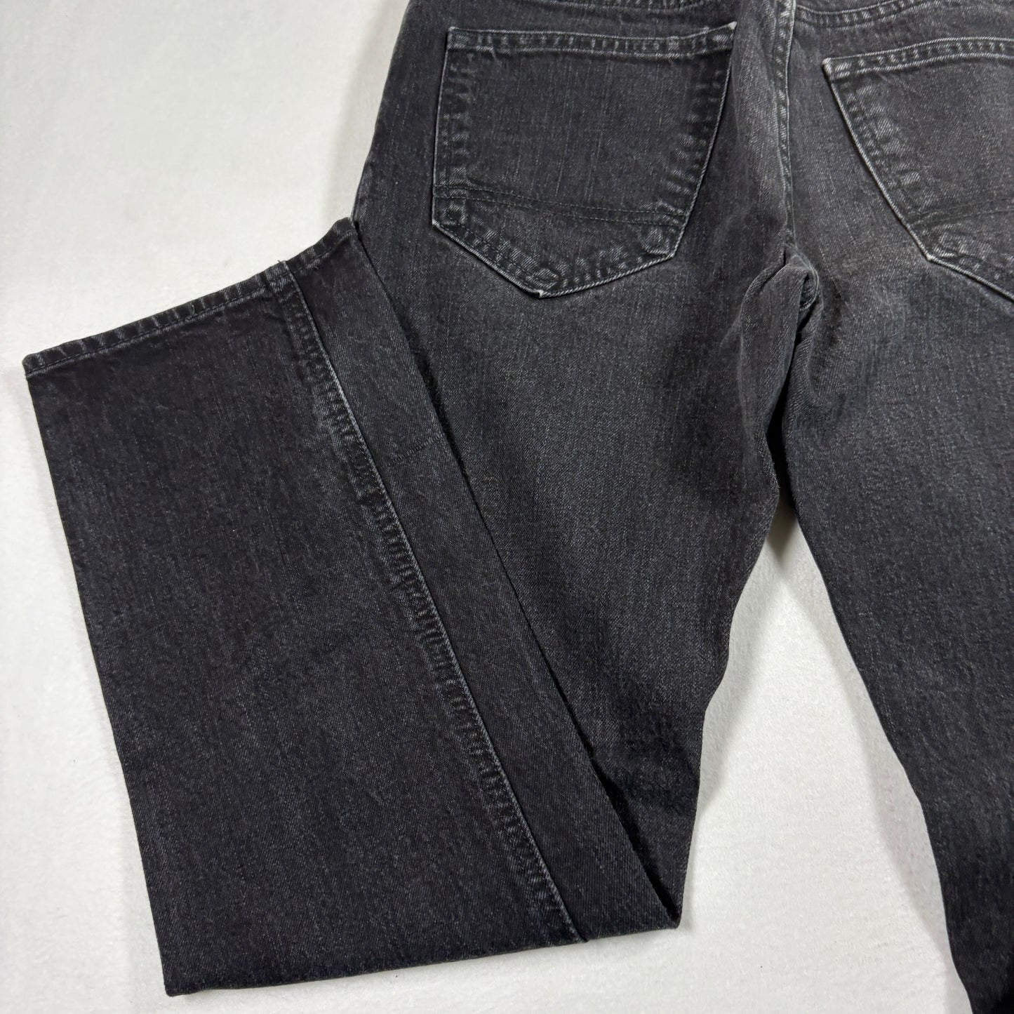 Arizona Mens Jeans 32x30 Black Slim Straight Flex Denim Y2K 90s Grunge
