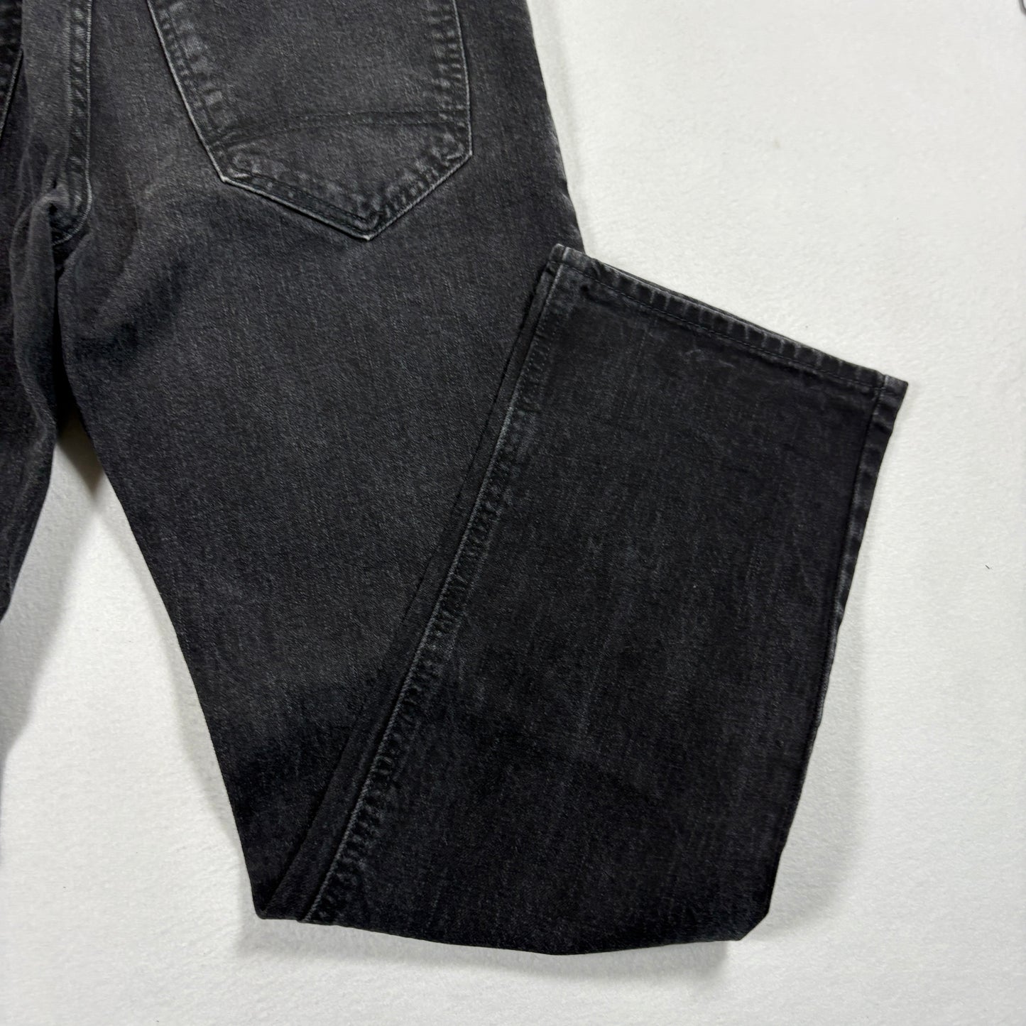 Arizona Mens Jeans 32x30 Black Slim Straight Flex Denim Y2K 90s Grunge