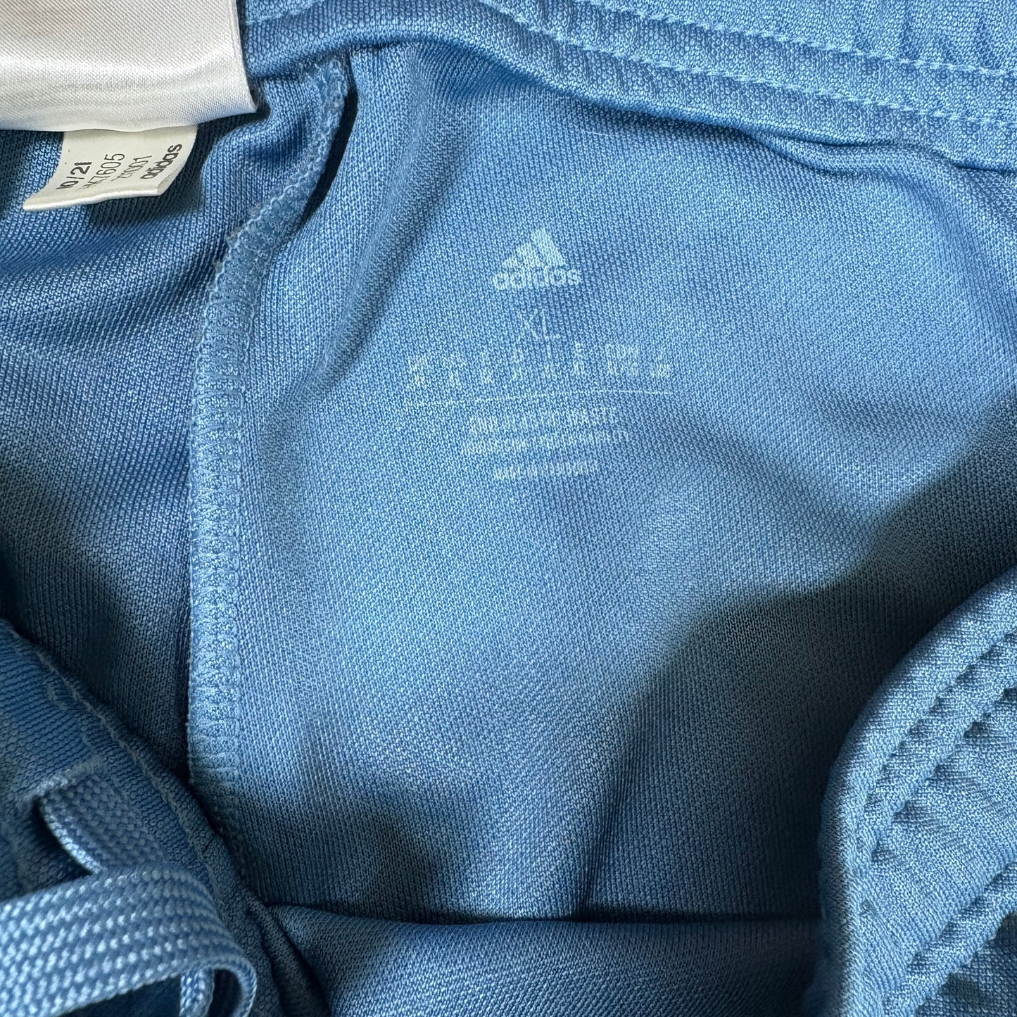 Adidas Men’s XL Track Pants Blue Black 3-Stripes Joggers Tapered Primegreen