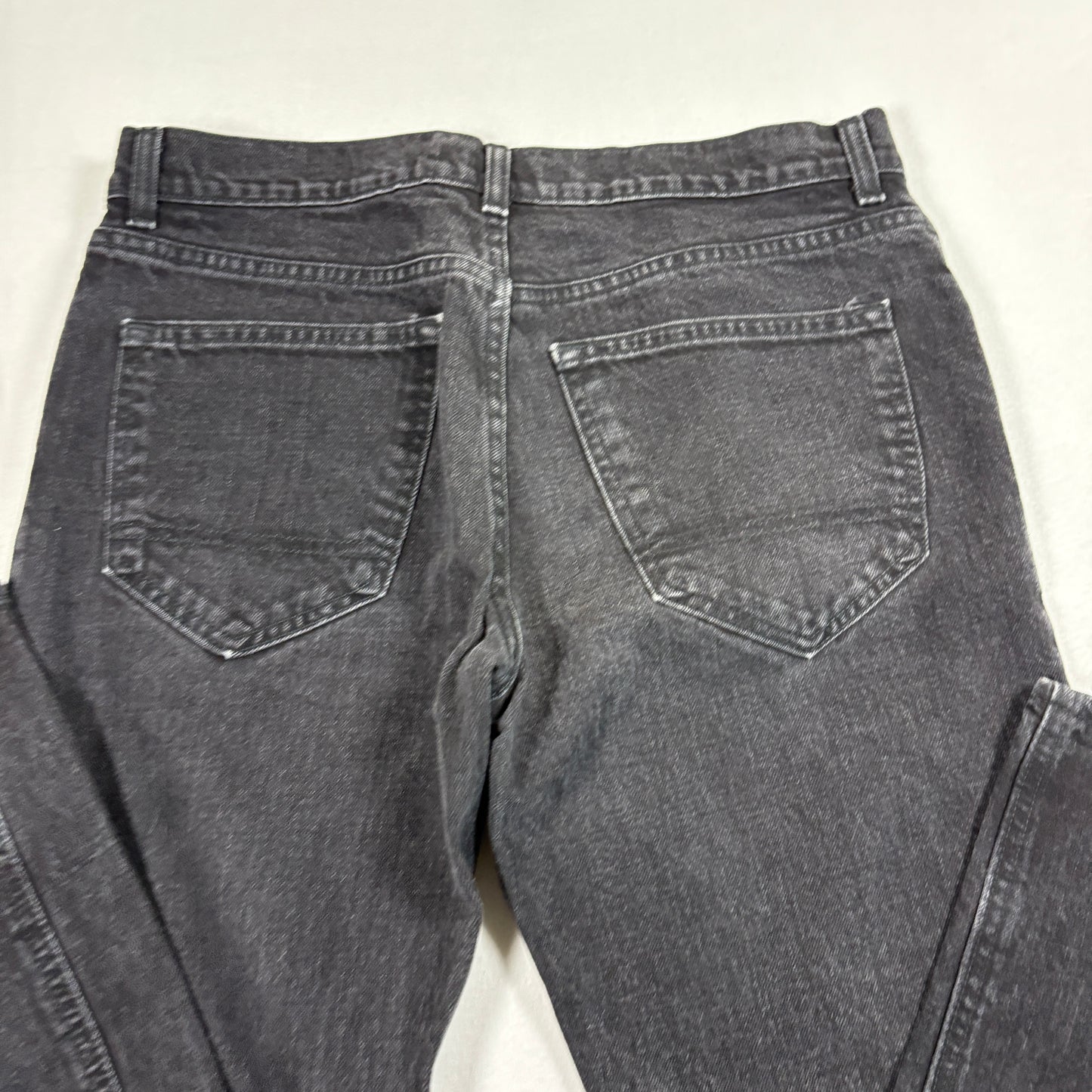 Arizona Mens Jeans 32x30 Black Slim Straight Flex Denim Y2K 90s Grunge