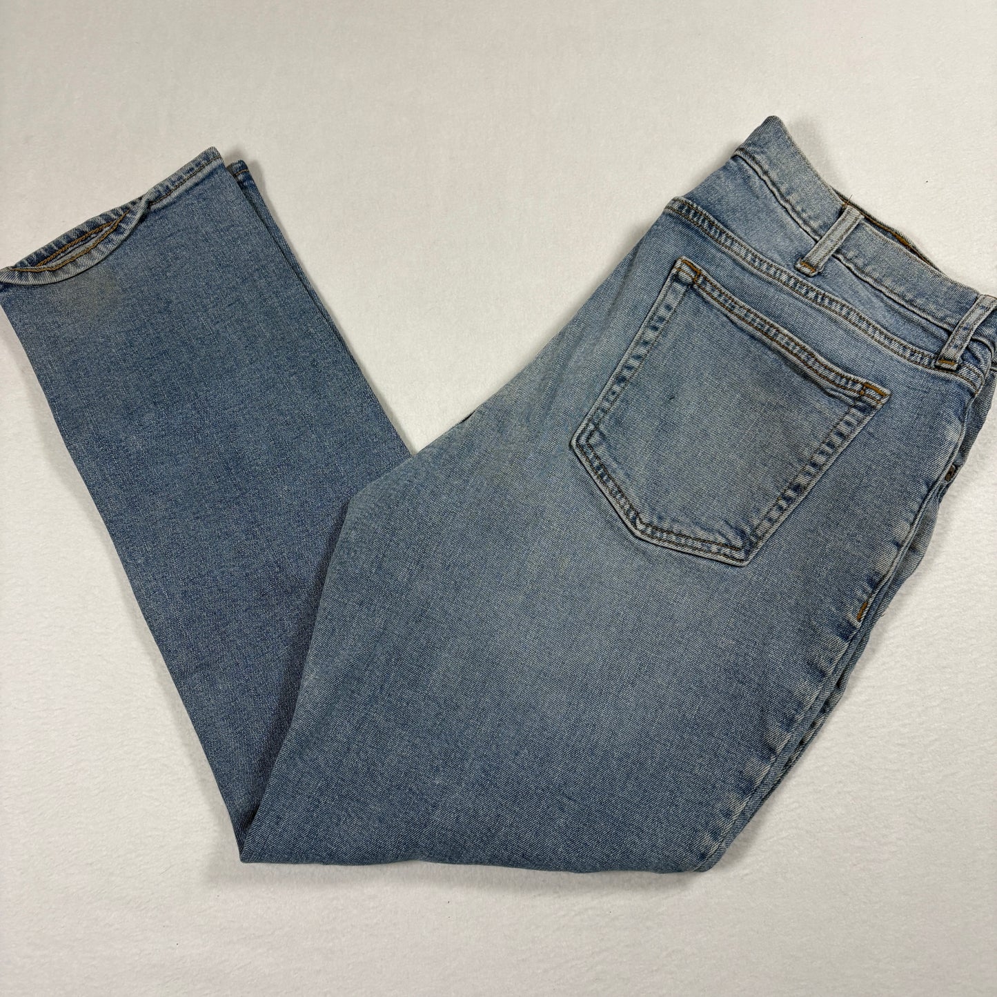 Vintage Mens Jeans 38x30 Light Wash Straight Leg Denim Y2K 90s Grunge