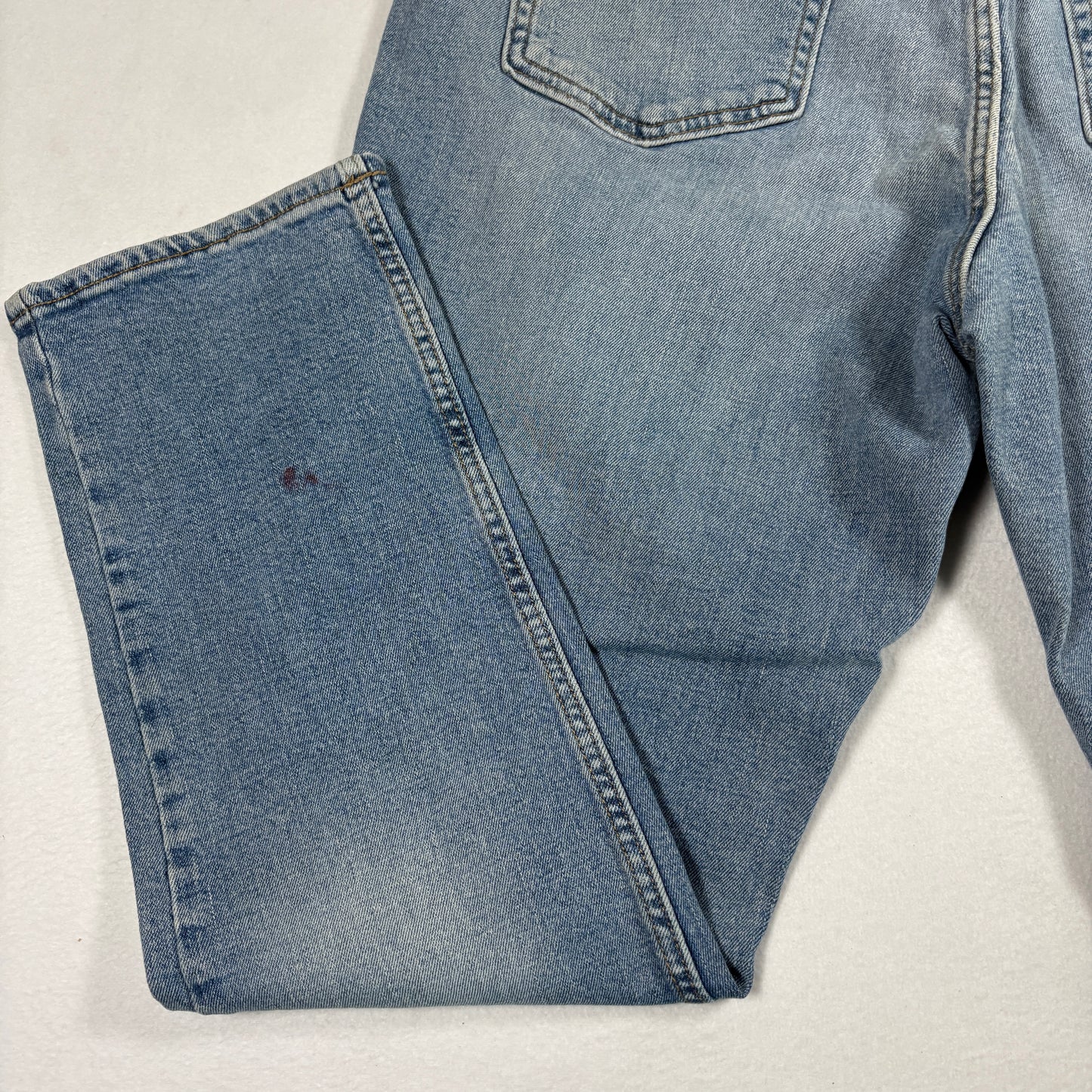 Vintage Mens Jeans 38x30 Light Wash Straight Leg Denim Y2K 90s Grunge