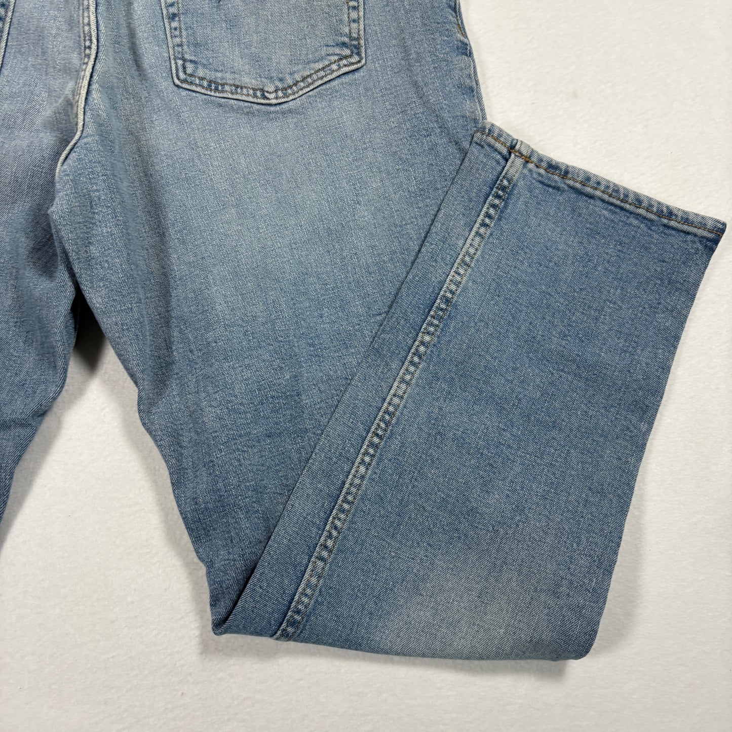 Vintage Mens Jeans 38x30 Light Wash Straight Leg Denim Y2K 90s Grunge