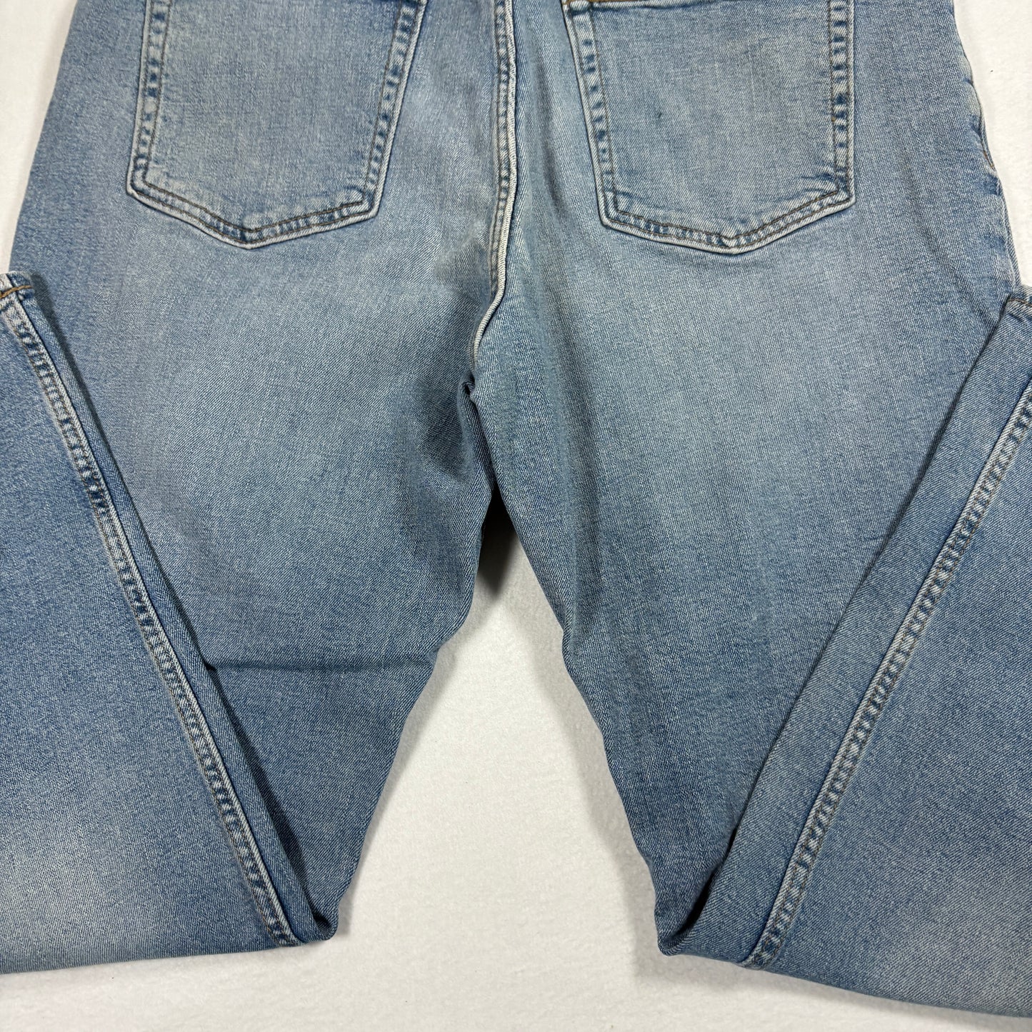 Vintage Mens Jeans 38x30 Light Wash Straight Leg Denim Y2K 90s Grunge