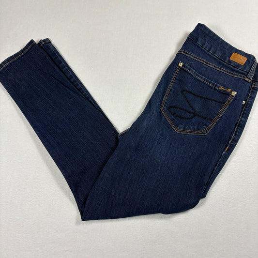 Seven7 Womens Jeans Sz 12 Dark Wash Skinny Denim Stretch Y2K Curvy Vintage
