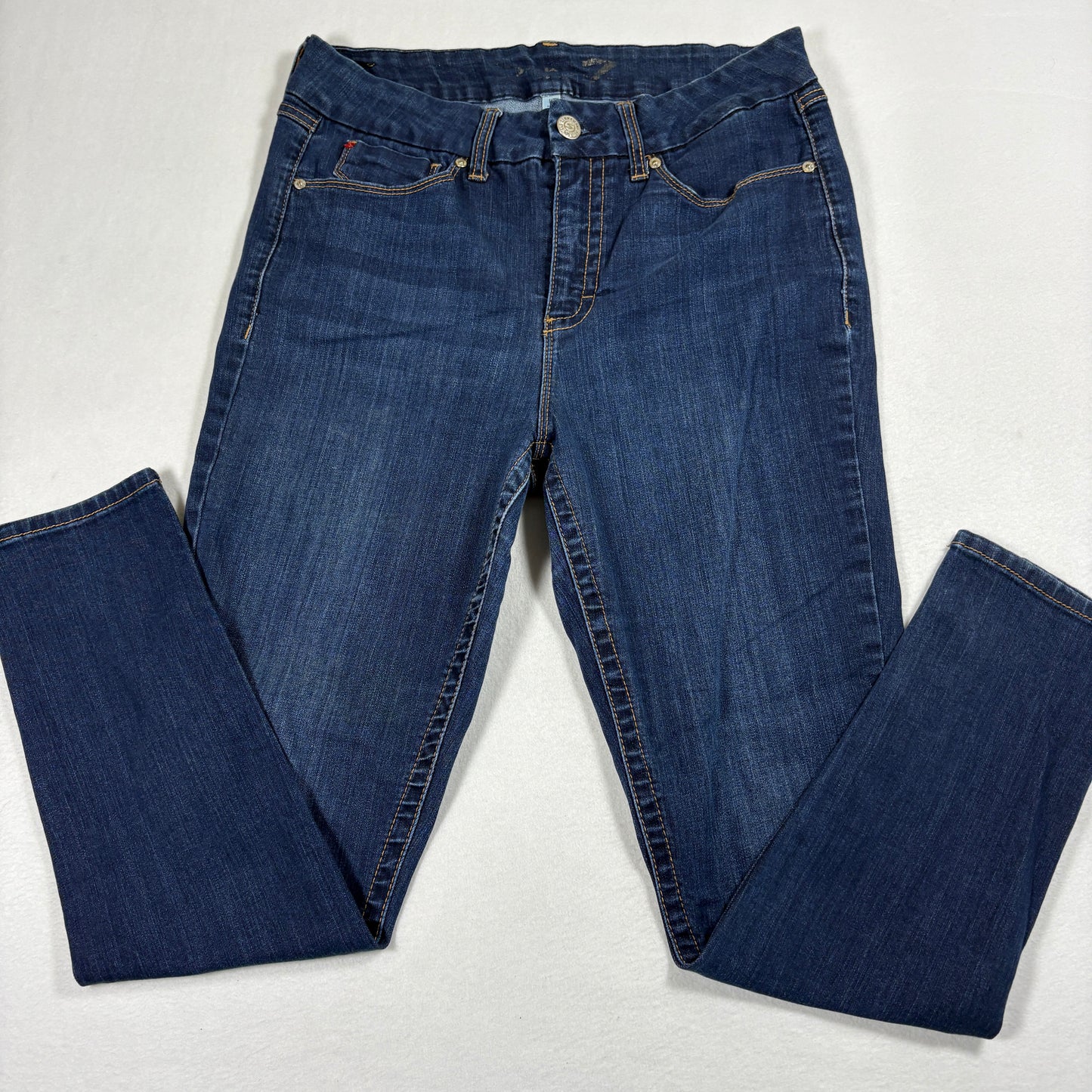 Seven7 Womens Jeans Sz 12 Dark Wash Skinny Denim Stretch Y2K Curvy Vintage