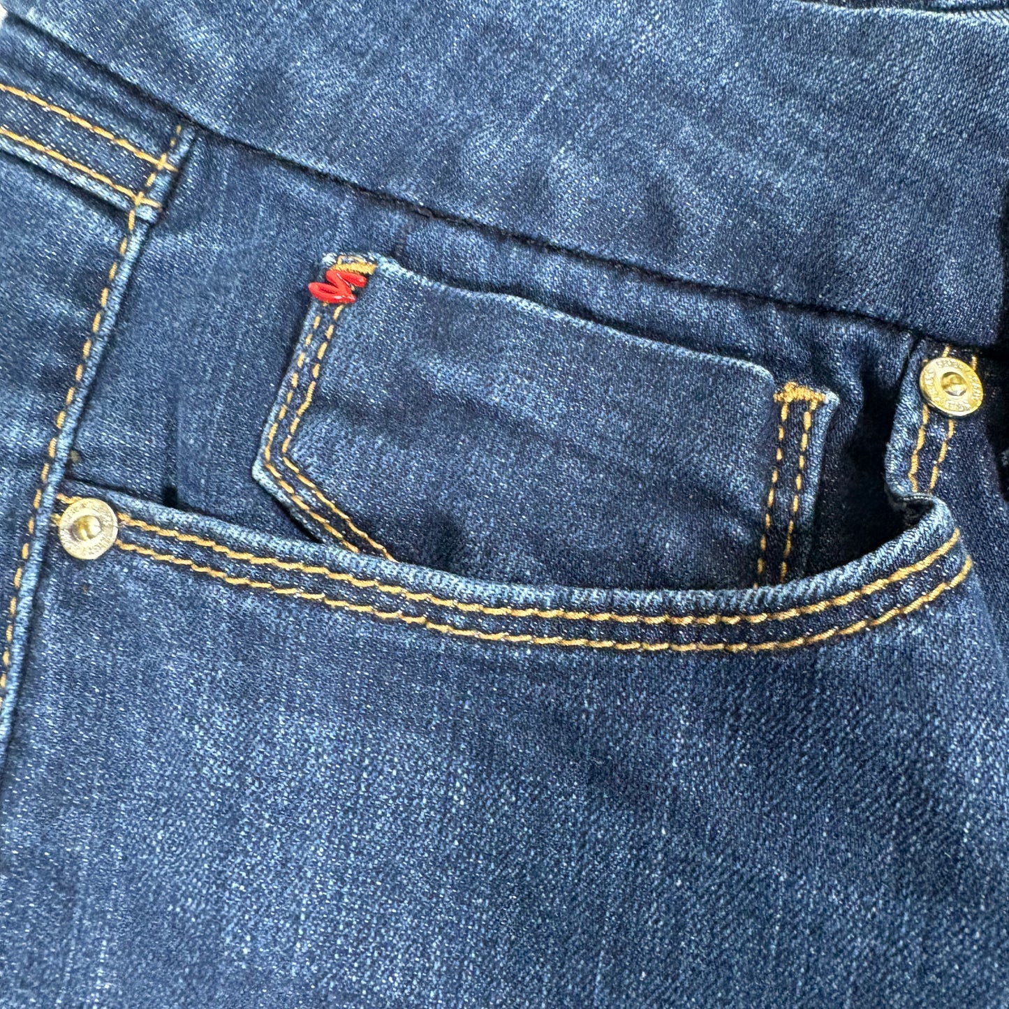 Seven7 Womens Jeans Sz 12 Dark Wash Skinny Denim Stretch Y2K Curvy Vintage