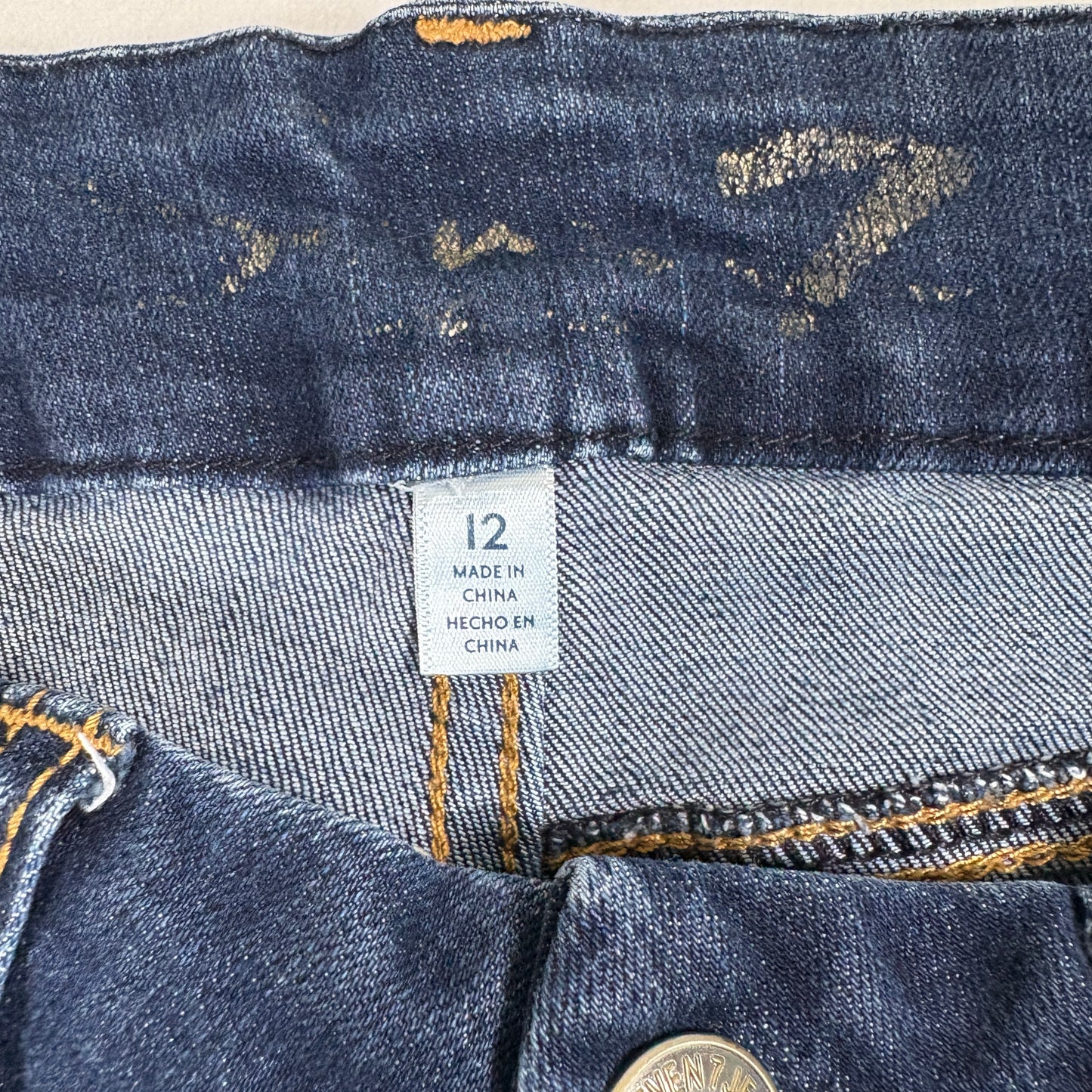 Seven7 Womens Jeans Sz 12 Dark Wash Skinny Denim Stretch Y2K Curvy Vintage