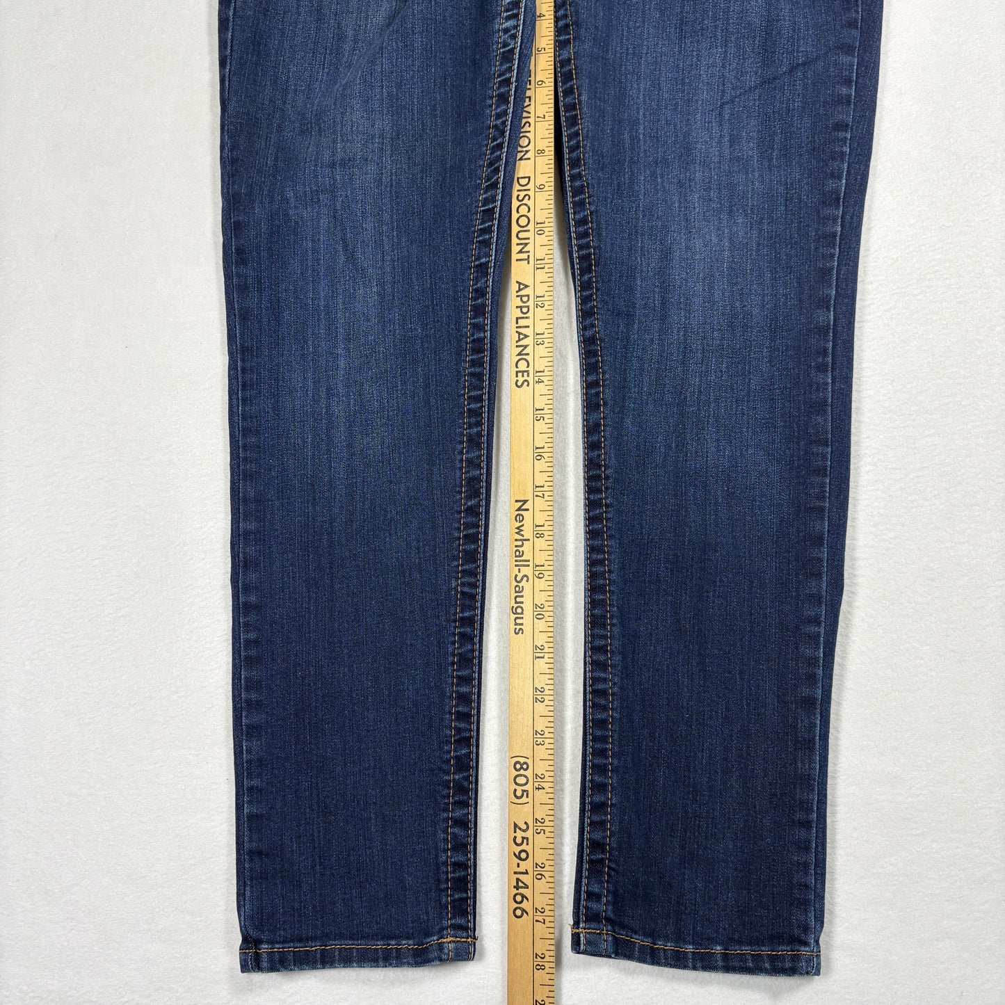 Seven7 Womens Jeans Sz 12 Dark Wash Skinny Denim Stretch Y2K Curvy Vintage