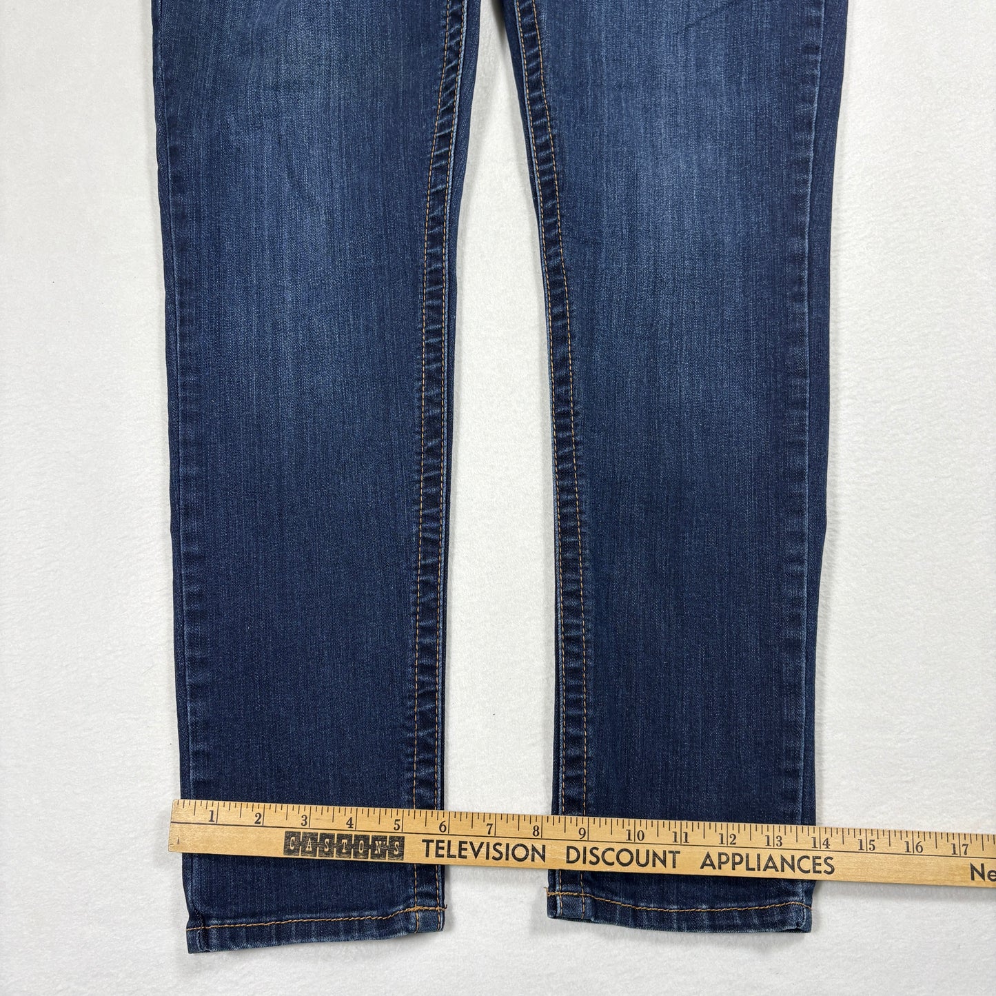 Seven7 Womens Jeans Sz 12 Dark Wash Skinny Denim Stretch Y2K Curvy Vintage