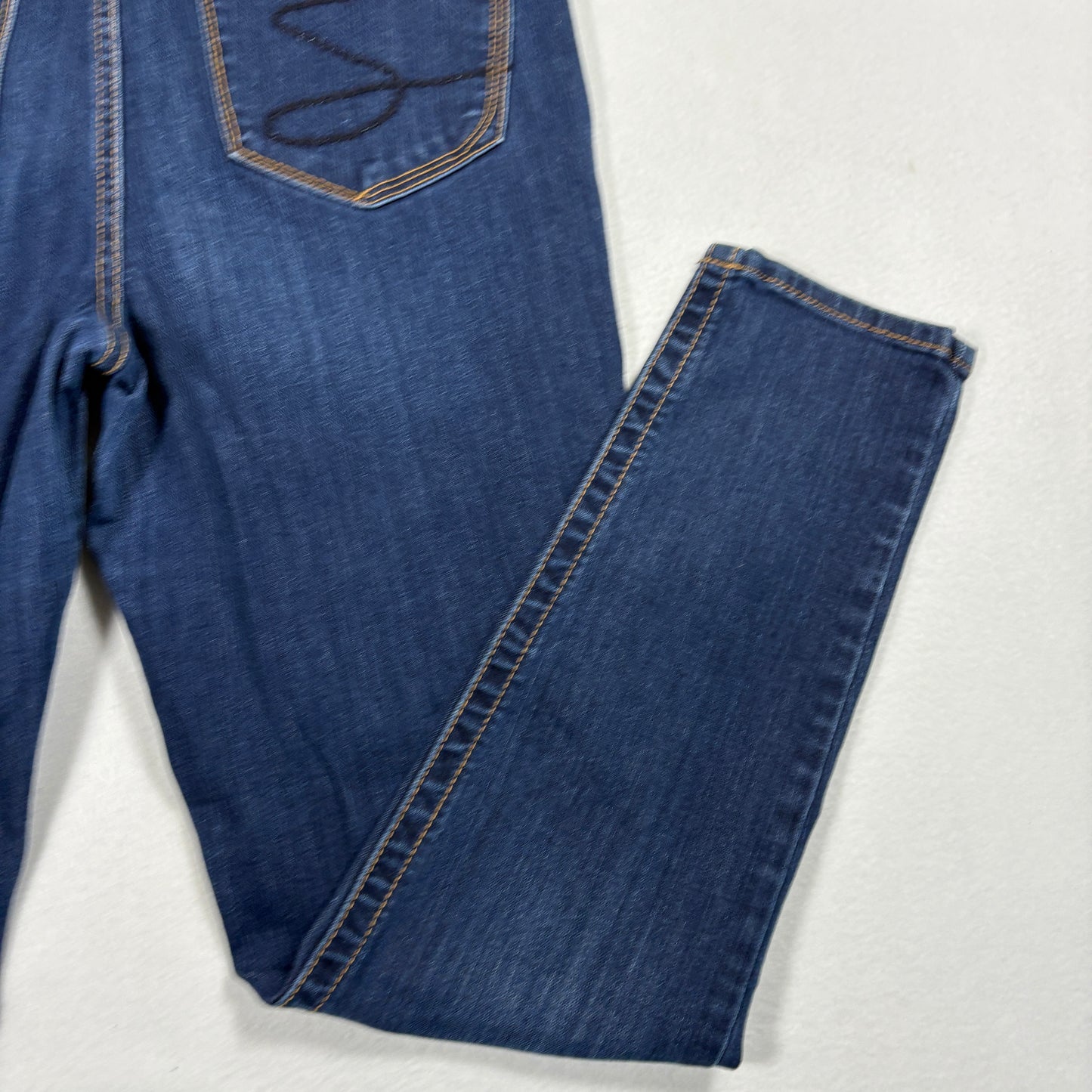 Seven7 Womens Jeans Sz 12 Dark Wash Skinny Denim Stretch Y2K Curvy Vintage