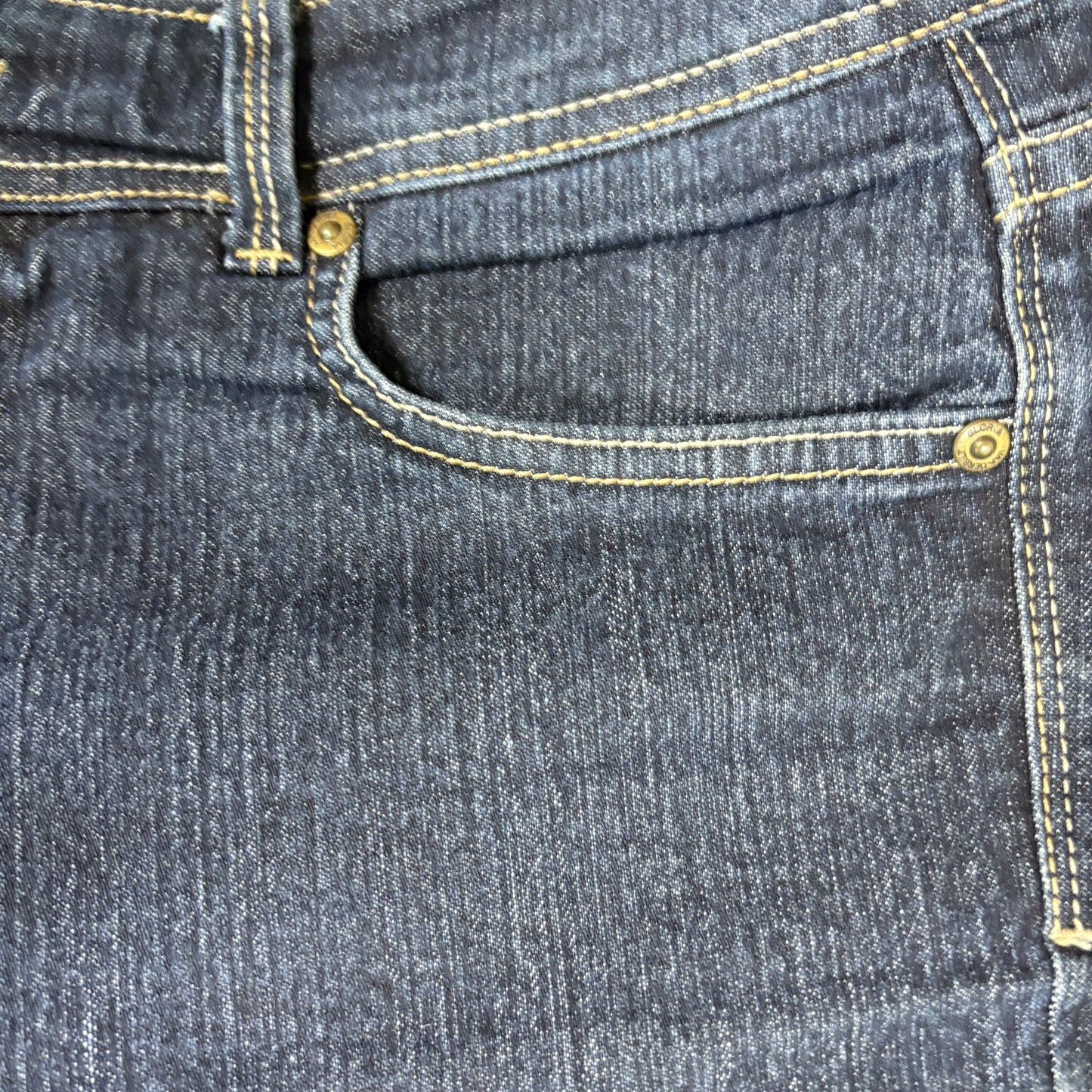 Gloria Vanderbilt Women’s Jeans Size 12 Blue Bootcut Stretch Denim Mid Rise