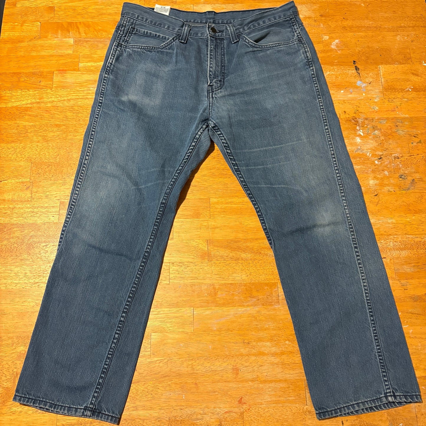 Levis 513 Jeans Mens 36x30 Blue Slim Straight Vintage Denim Pants Retro Fit Cool