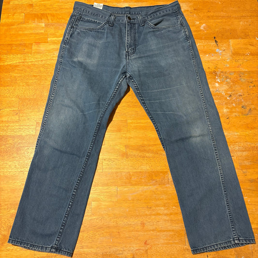 Levis 513 Jeans Mens 36x30 Blue Slim Straight Vintage Denim Pants Retro Fit Cool