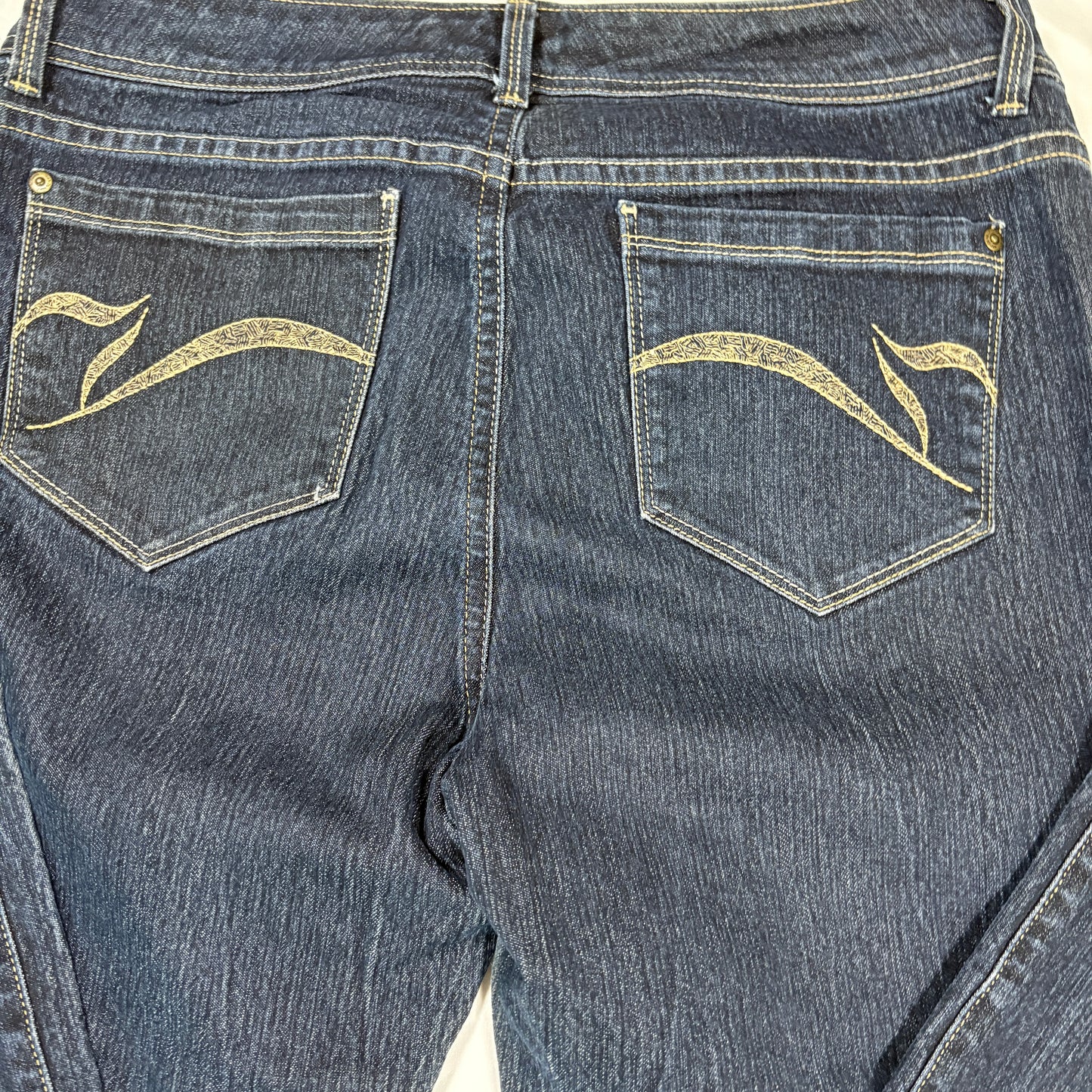 Gloria Vanderbilt Women’s Jeans Size 12 Blue Bootcut Stretch Denim Mid Rise