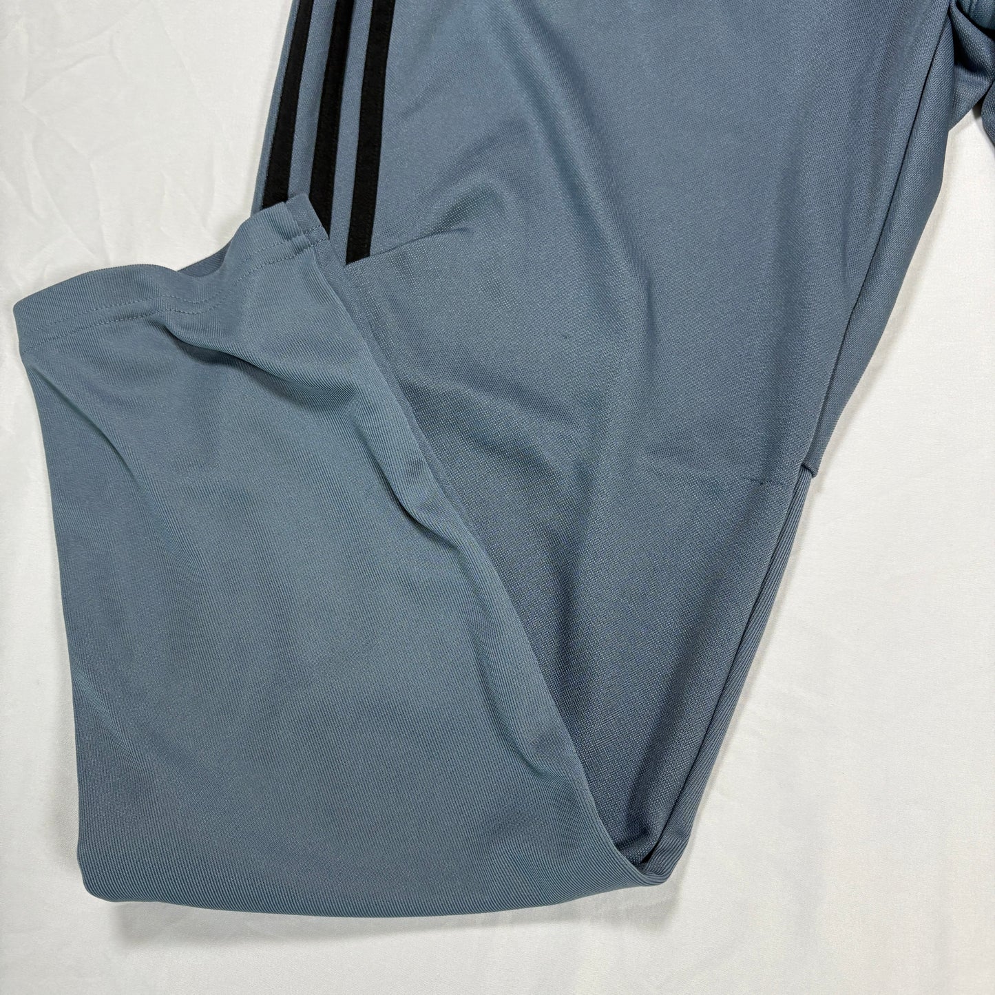 Adidas Men’s Track Pants XL Gray Black Stripes Climacool Athletic Joggers