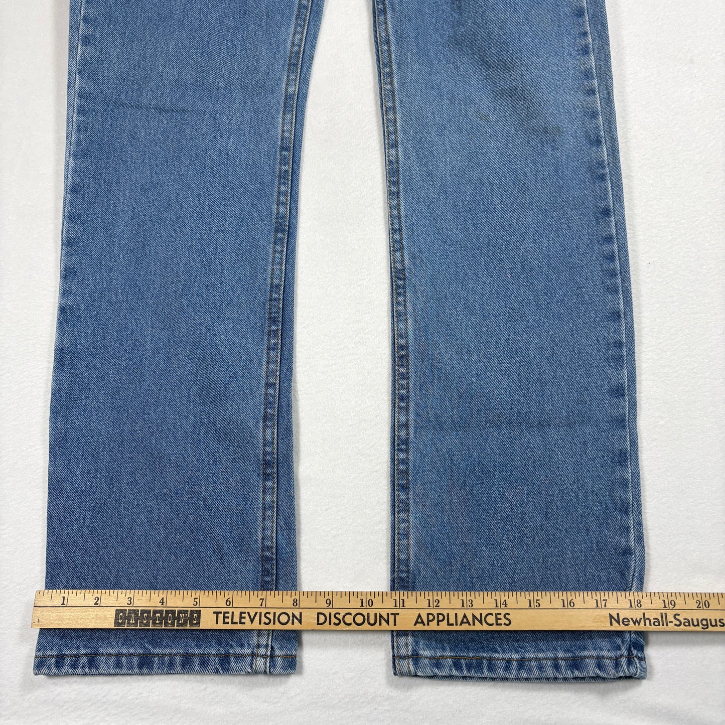 George Mens Jeans 30x32 Medium Wash Regular Fit Denim Straight Vintage 90s
