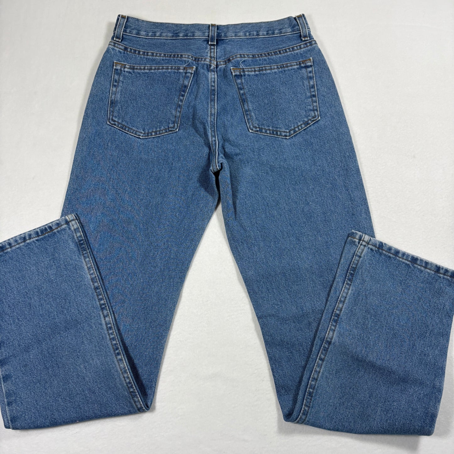 George Mens Jeans 30x32 Medium Wash Regular Fit Denim Straight Vintage 90s