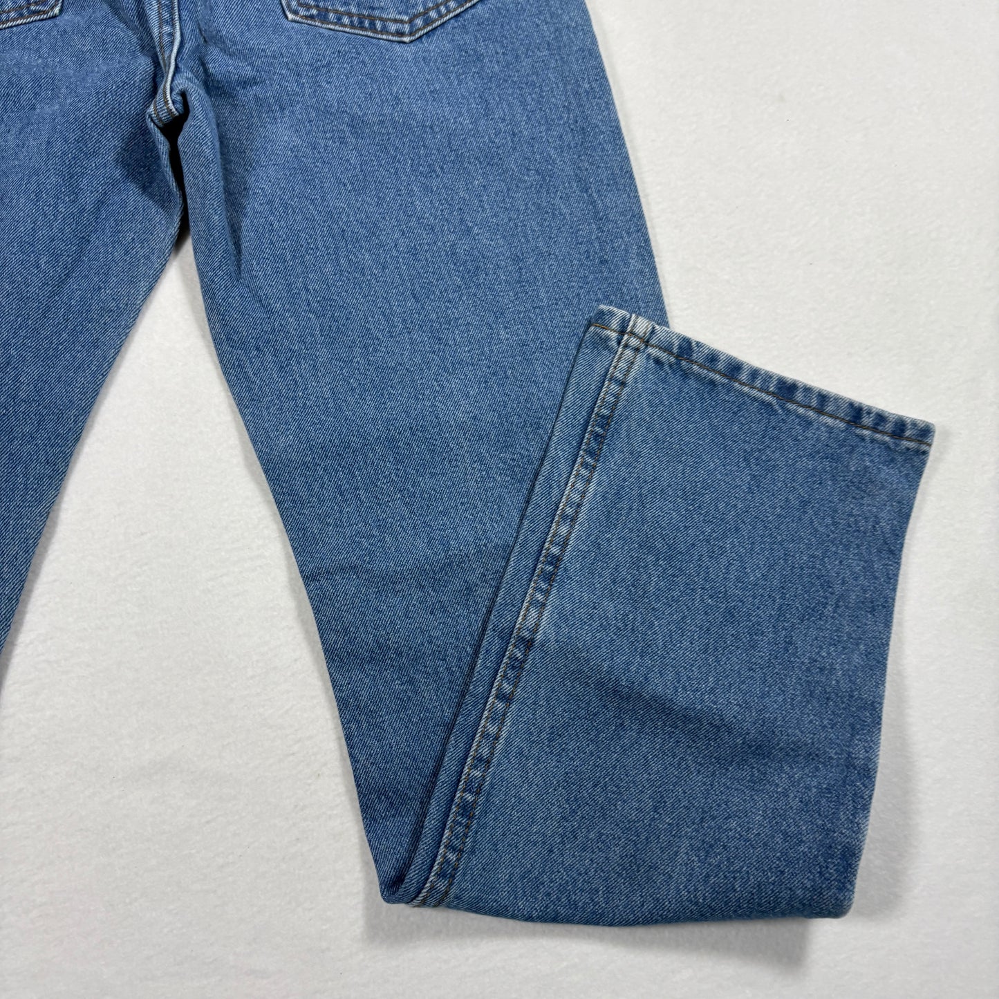 George Mens Jeans 30x32 Medium Wash Regular Fit Denim Straight Vintage 90s