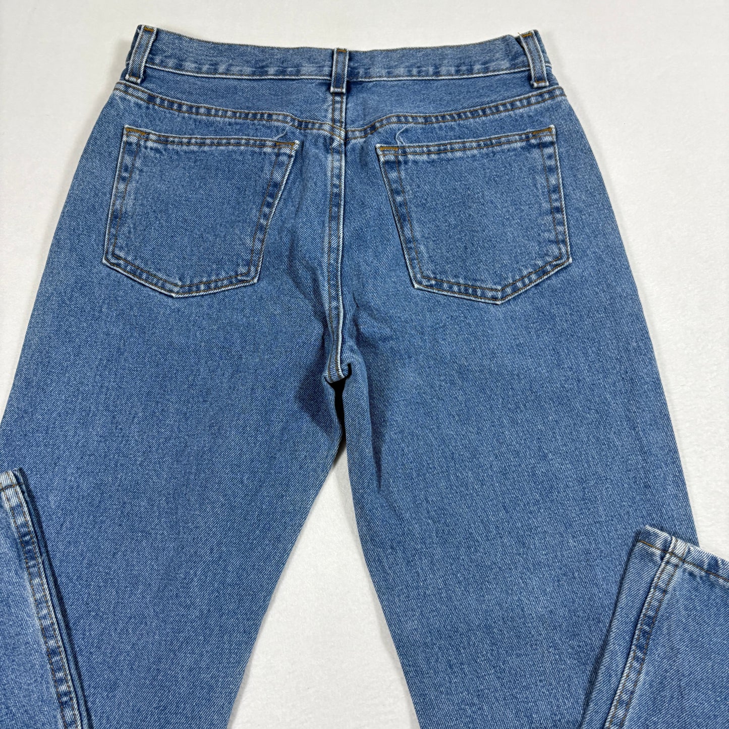 George Mens Jeans 30x32 Medium Wash Regular Fit Denim Straight Vintage 90s