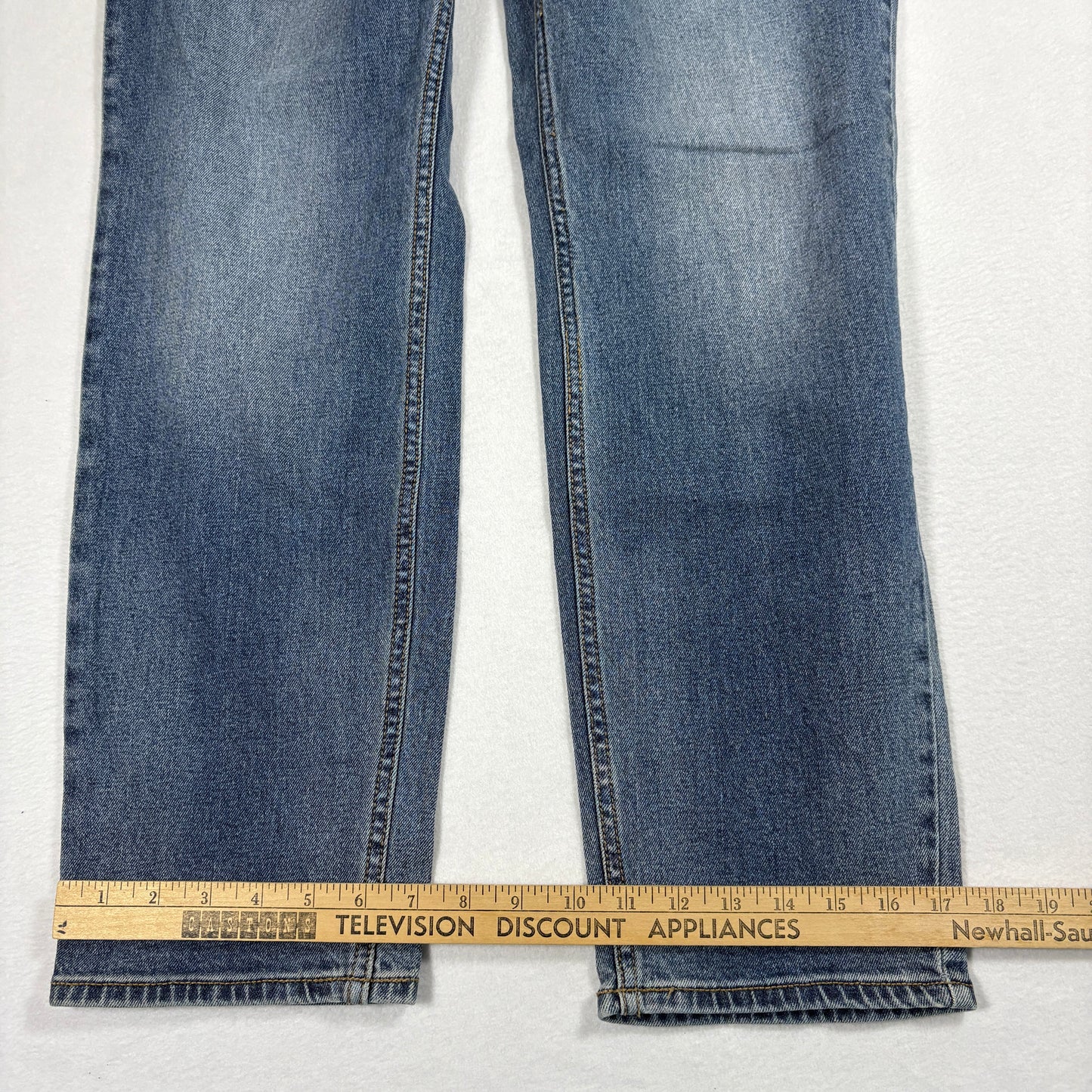 Old Navy Mens Jeans 32x30 Light Wash Athletic Taper Built-In Flex Y2K 90s