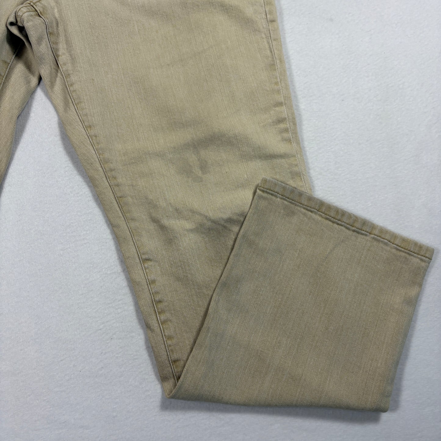 Lauren Ralph Lauren Womens Jeans Sz 16 Beige Straight Leg Denim Y2K Vintage