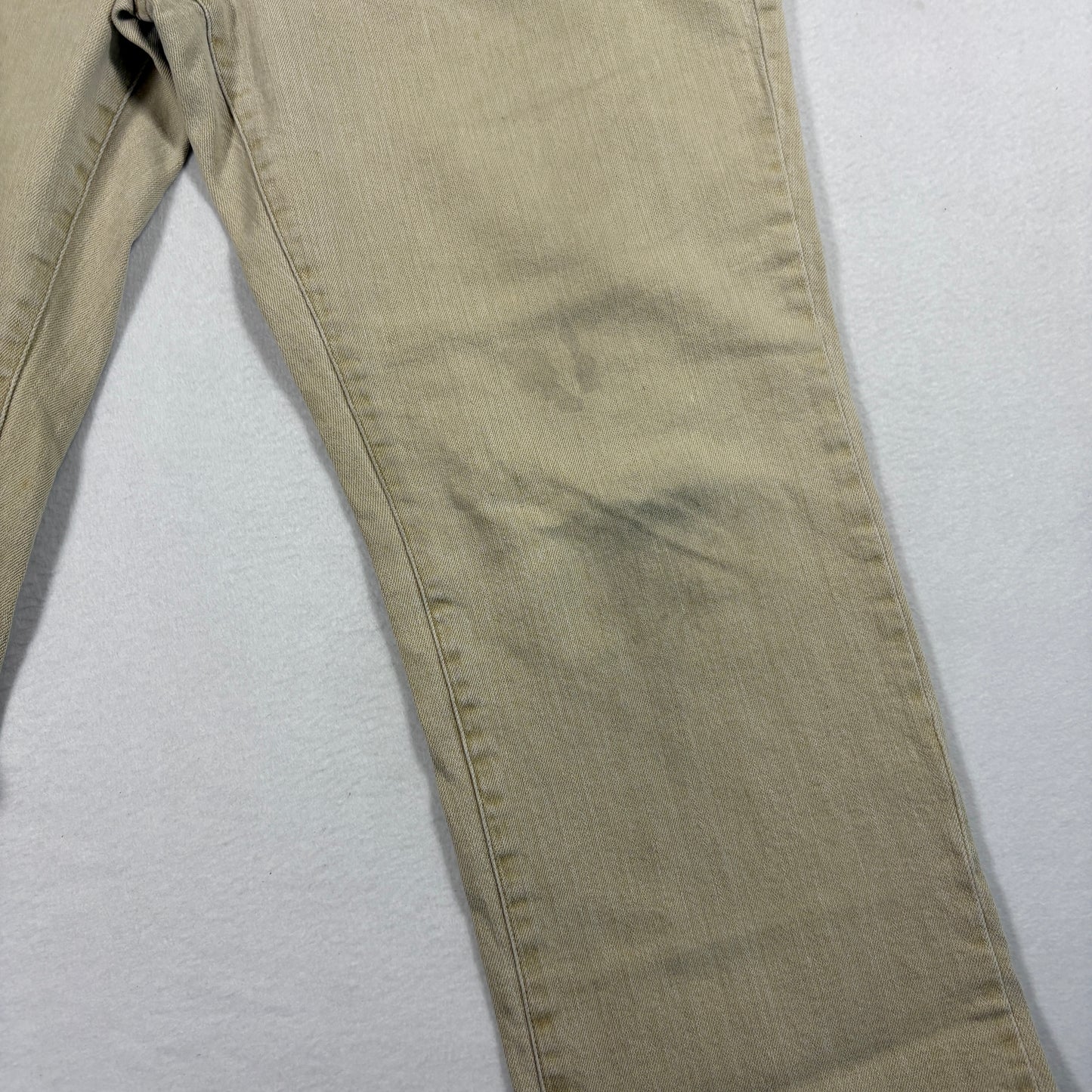Lauren Ralph Lauren Womens Jeans Sz 16 Beige Straight Leg Denim Y2K Vintage