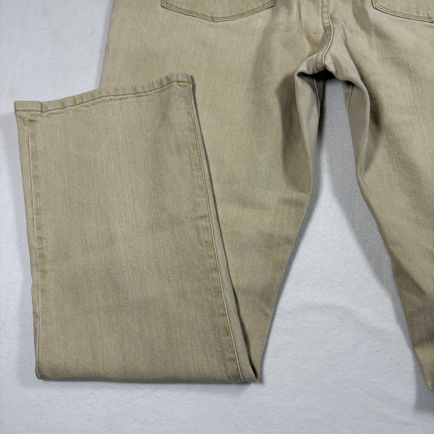 Lauren Ralph Lauren Womens Jeans Sz 16 Beige Straight Leg Denim Y2K Vintage