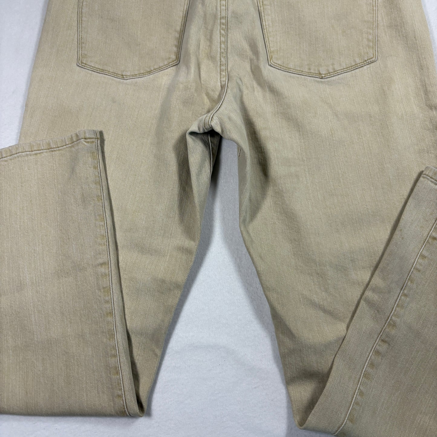 Lauren Ralph Lauren Womens Jeans Sz 16 Beige Straight Leg Denim Y2K Vintage