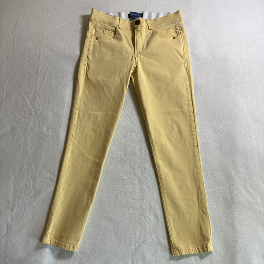 Democracy Absolution Skinny Jeans Size 8 Fits Like 29X26 Yellow Stretch Pant