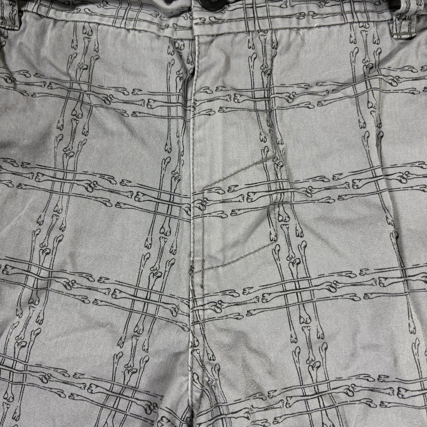 No Boundaries Men’s Shorts 36 Gray Plaid Cotton Casual Flat Front Summer Chino