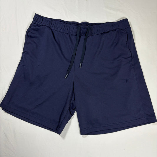 All In Motion Men’s Shorts L Navy Blue Athletic Training Performance Gym Active