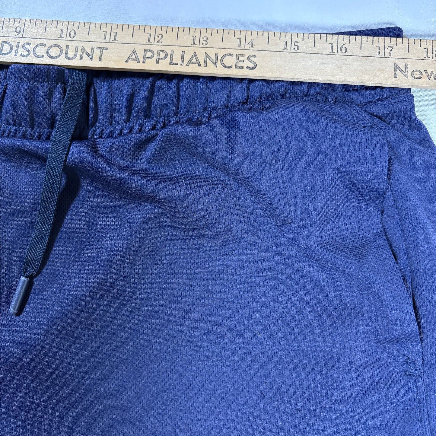 All In Motion Men’s Shorts L Navy Blue Athletic Training Performance Gym Active
