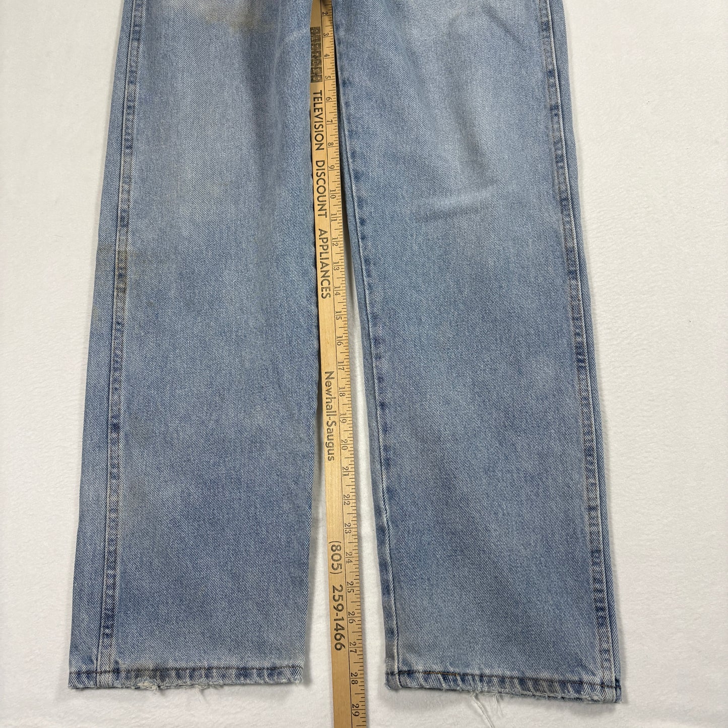 Rustler Mens Jeans 34x29 Light Blue Denim Y2K Vintage 90s Grunge Straight